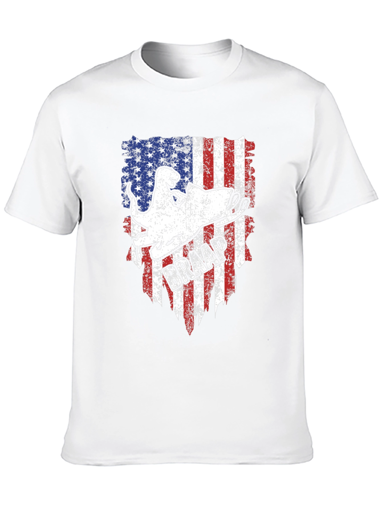 Patriotic Snowmobile T-Shirt