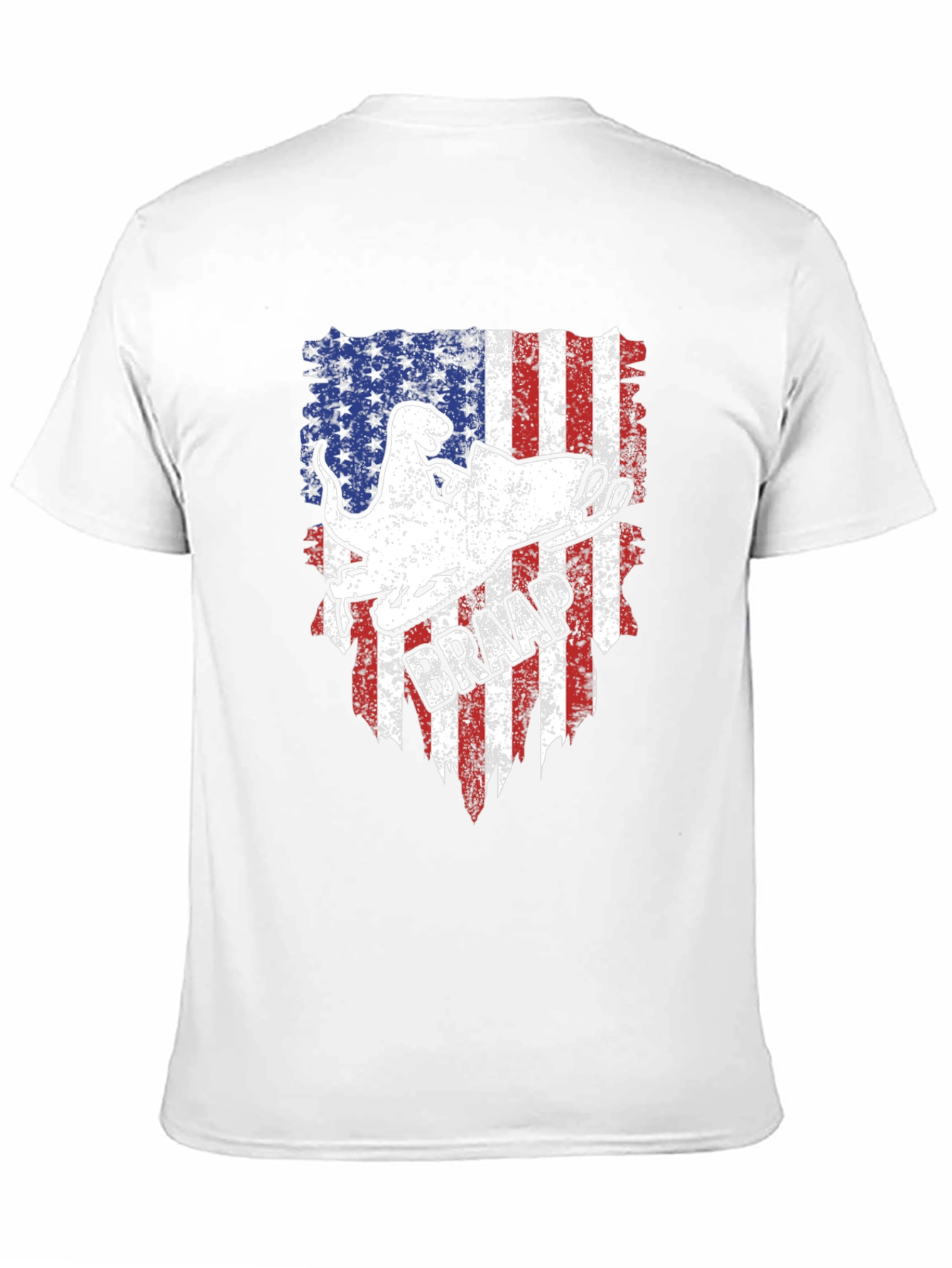 Patriotic Snowmobile T-Shirt
