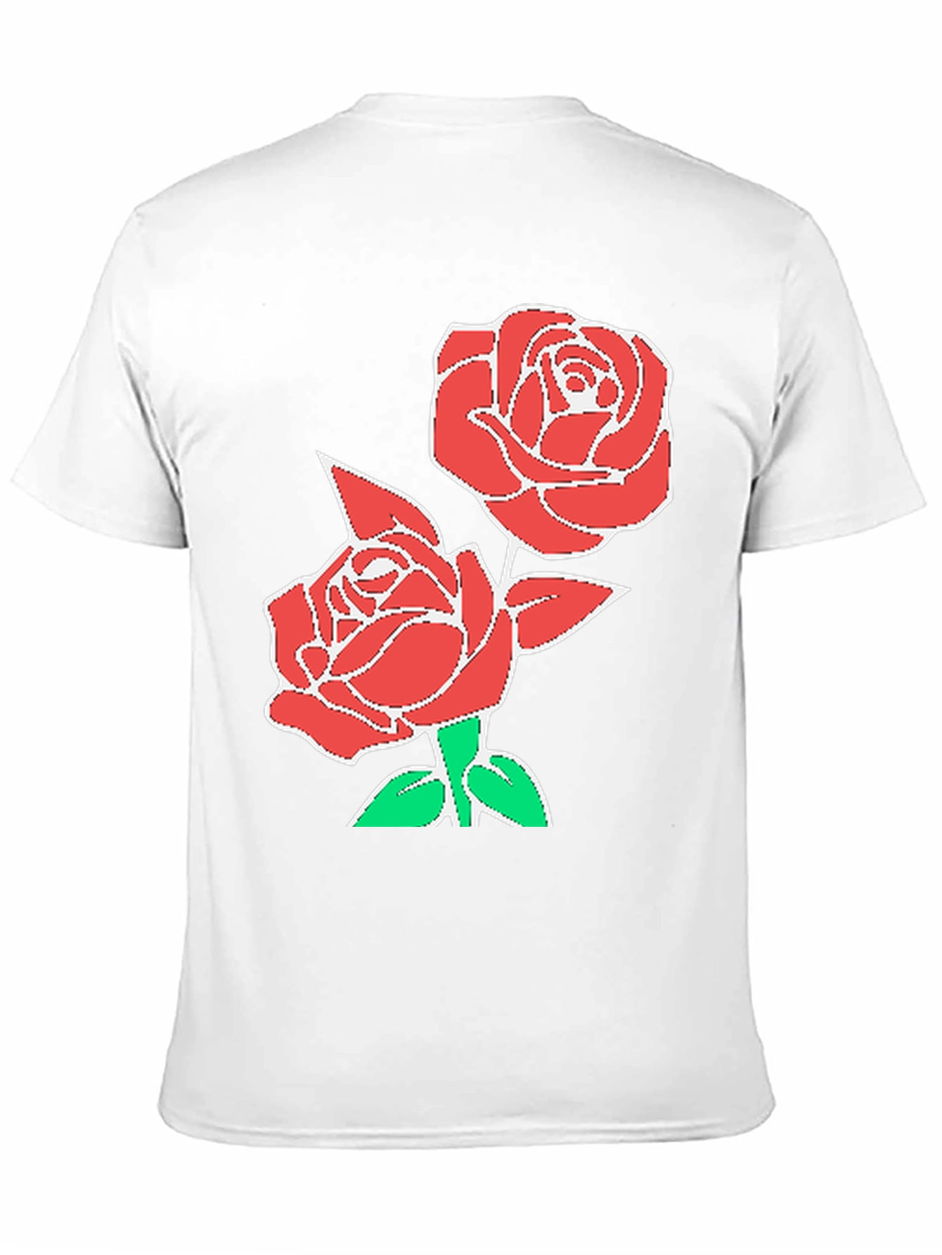 Black Rose Graphic T-Shirt - Stylish Floral Design
