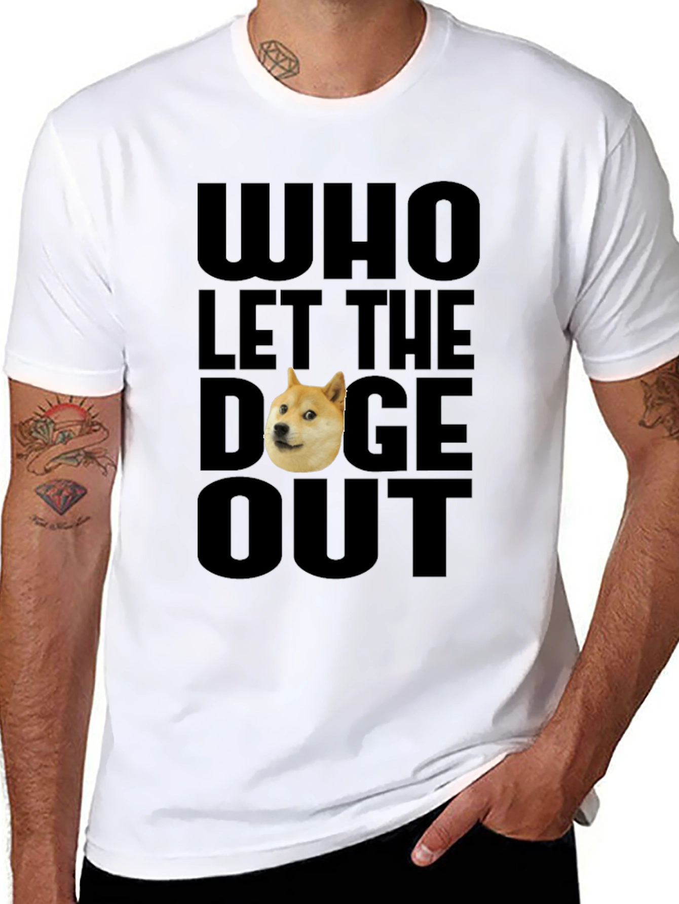 Who Let The Doge Out T-Shirt