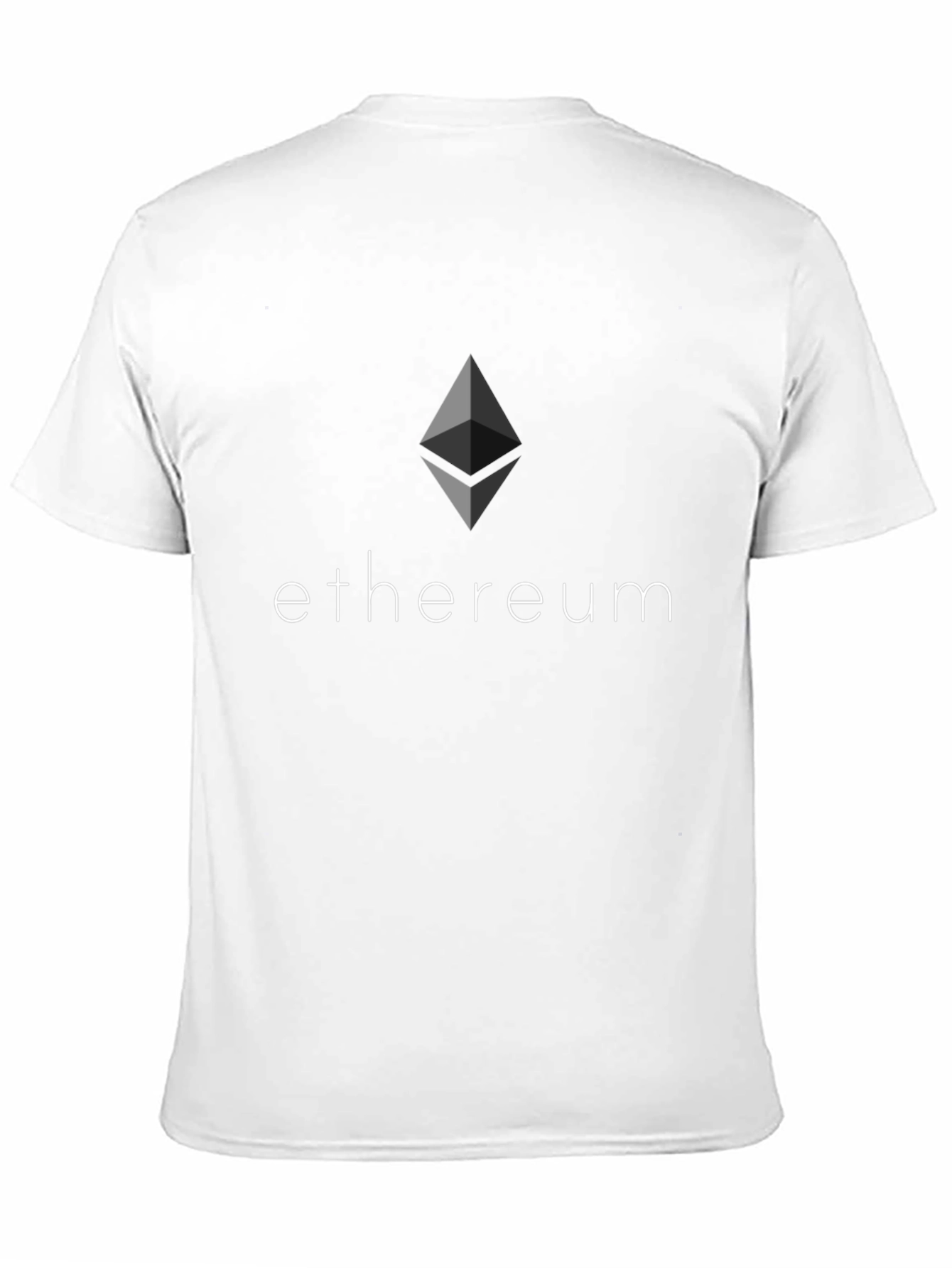 Ethereum Logo Graphic Black T-Shirt