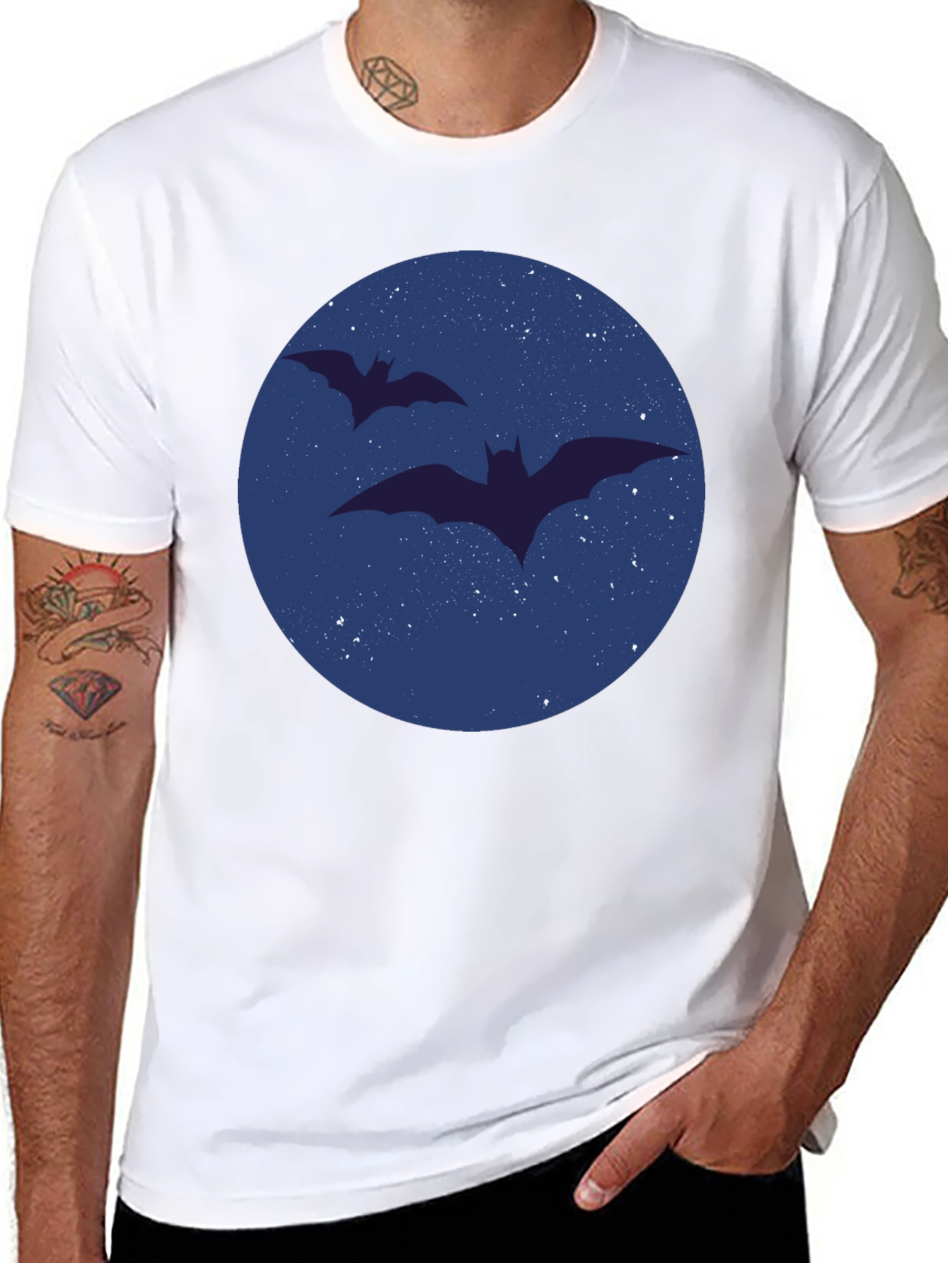Midnight Bats Graphic Tee