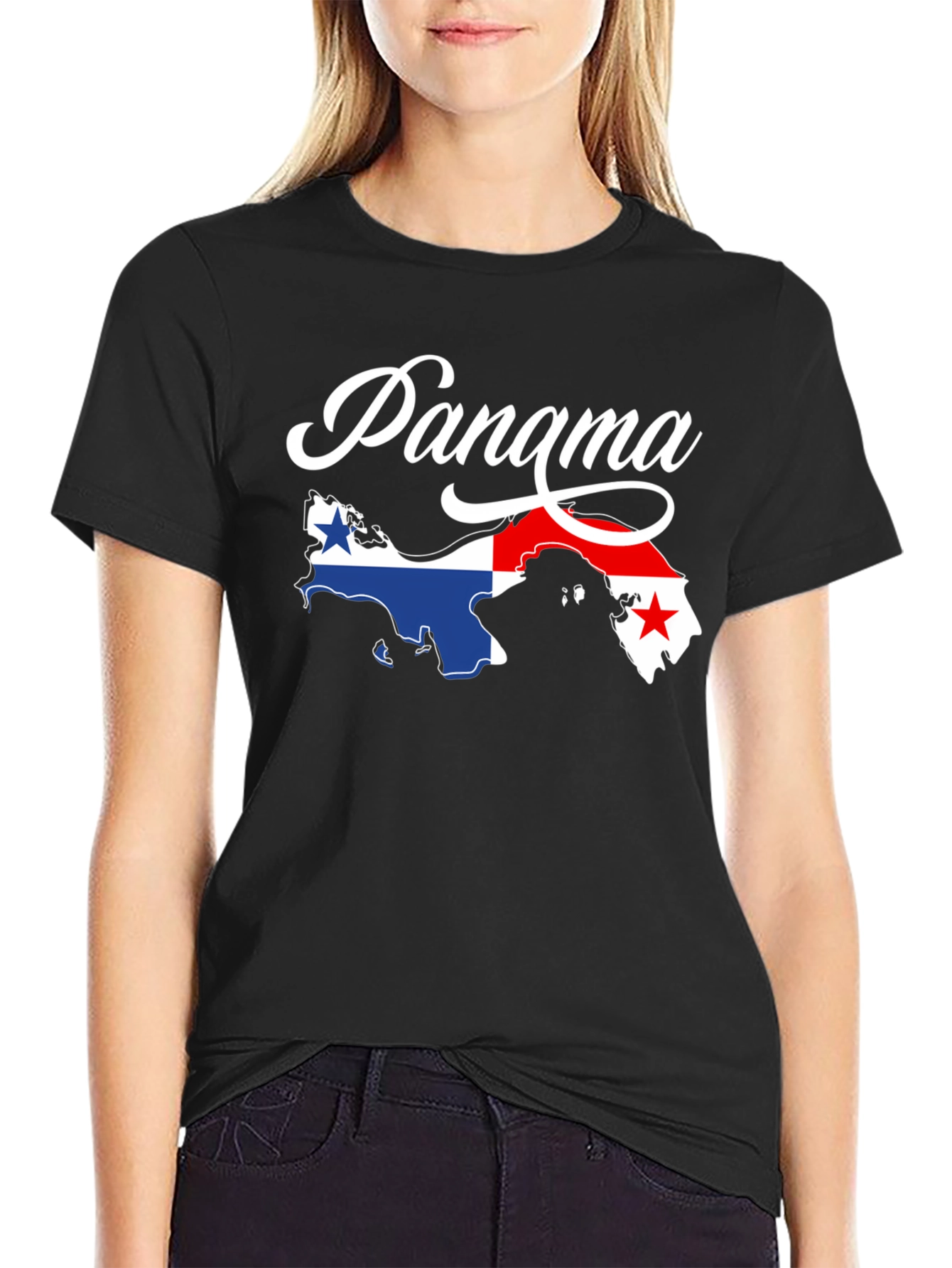 Panama Flag Map T-Shirt