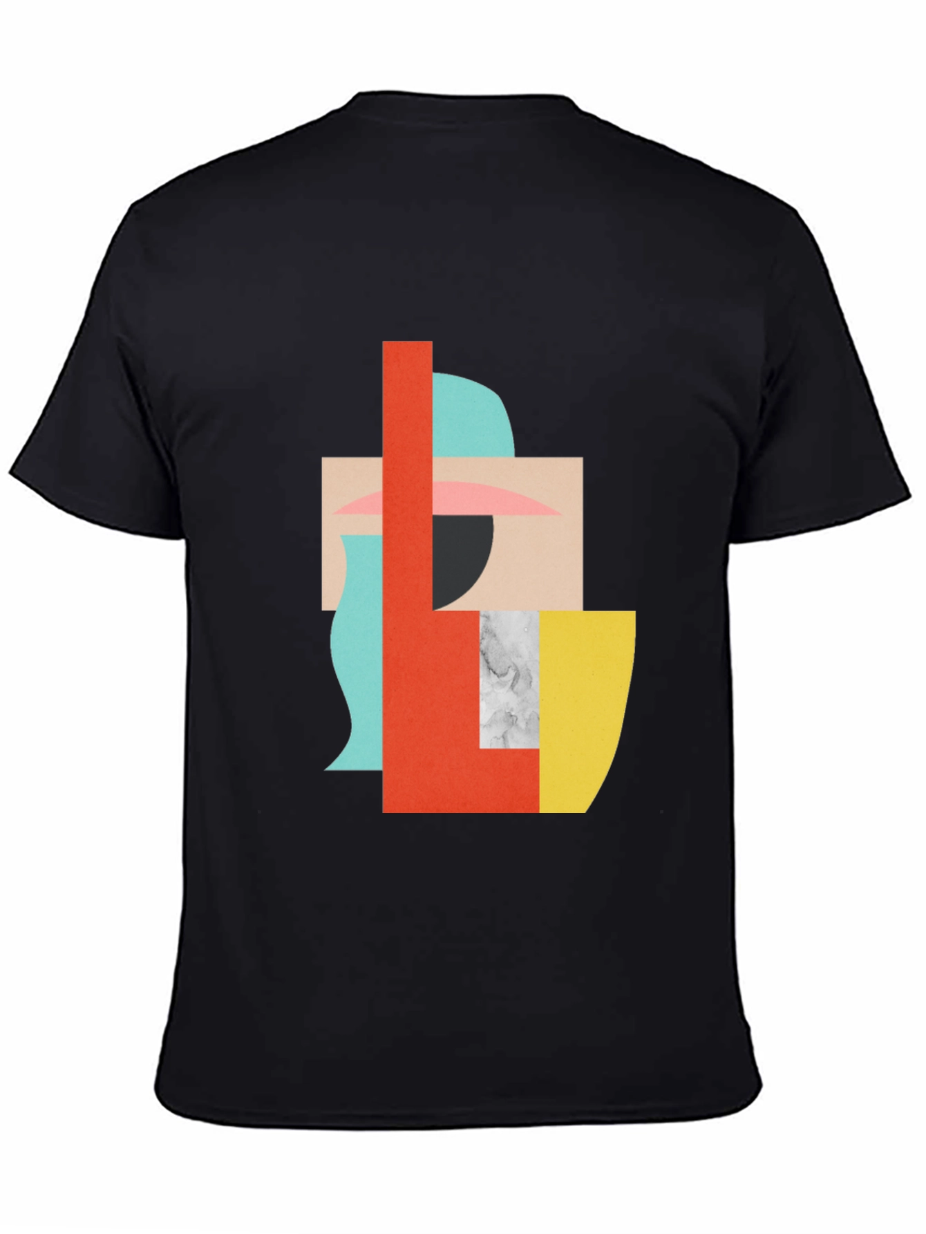 Abstract Geometric Graphic Tee - Modern Art Shirt