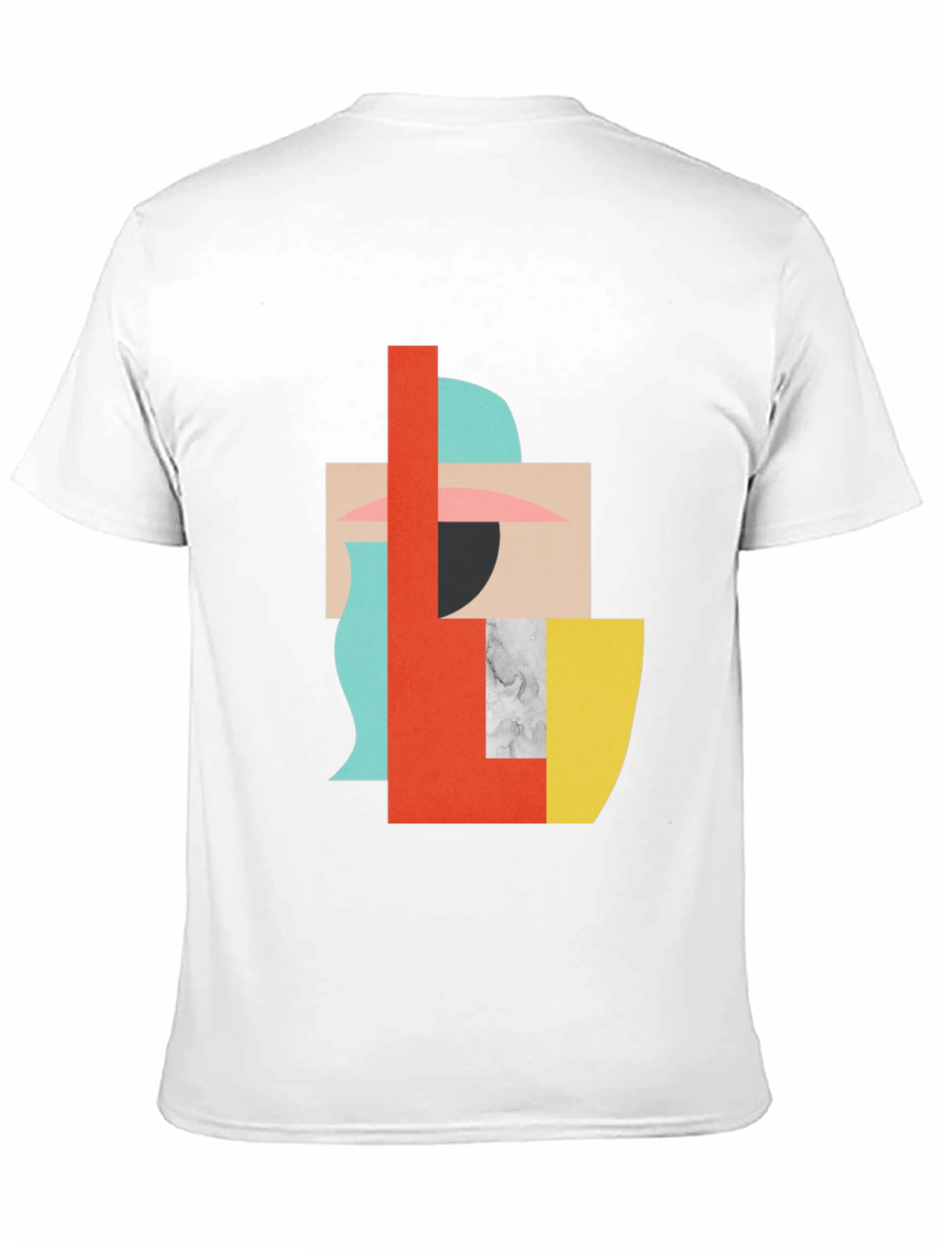 Abstract Geometric Graphic Tee - Modern Art Shirt