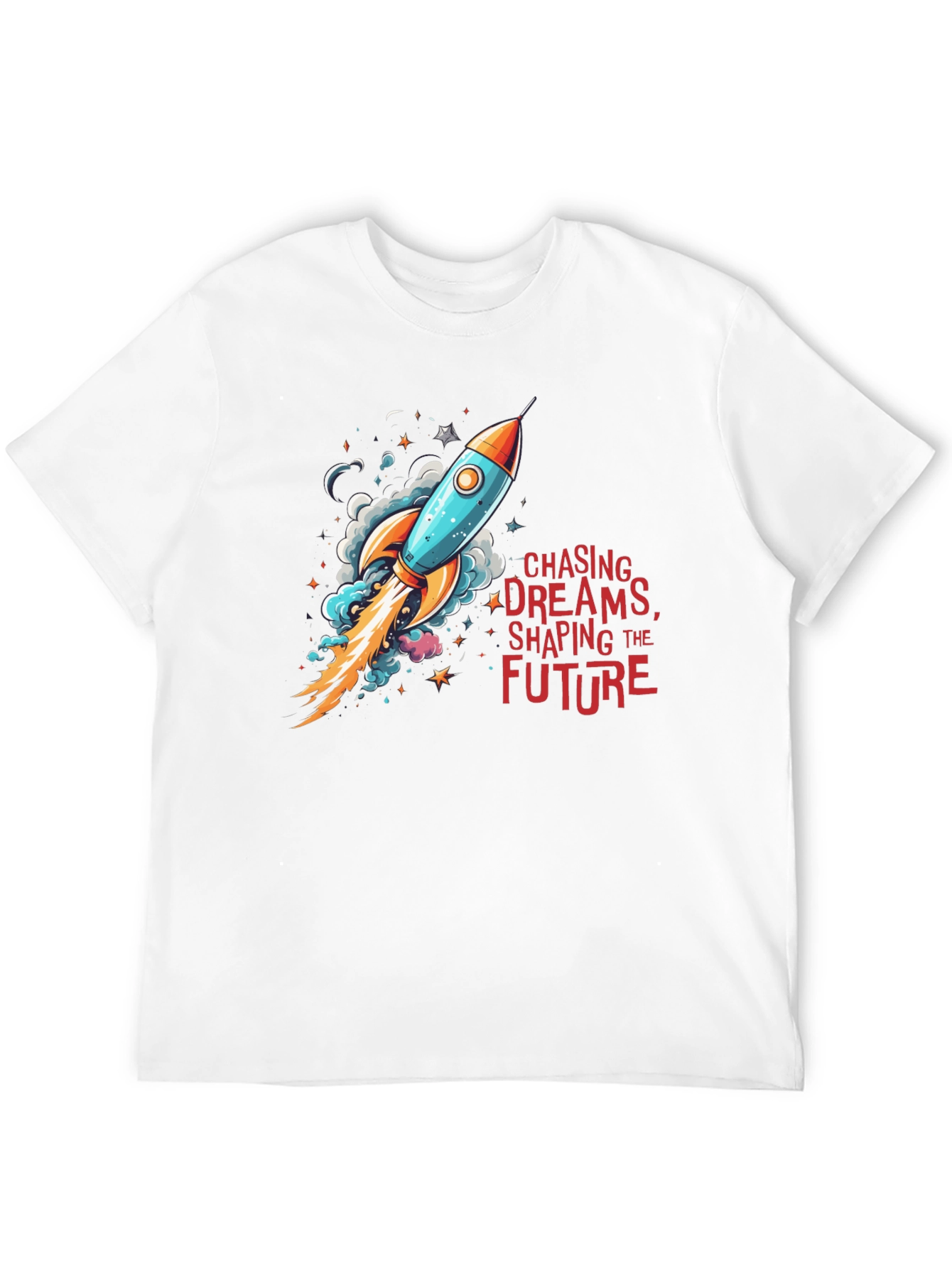 Chase Dreams Rocket Graphic Tee