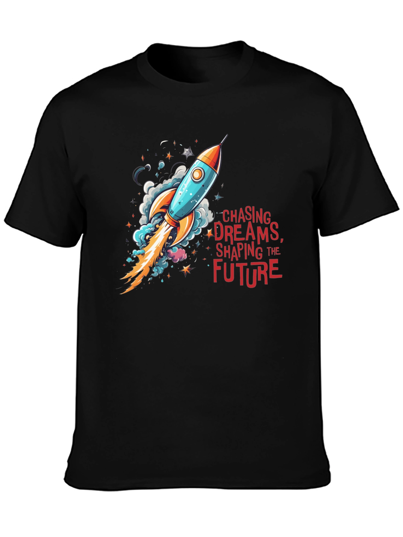 Chase Dreams Rocket Graphic Tee