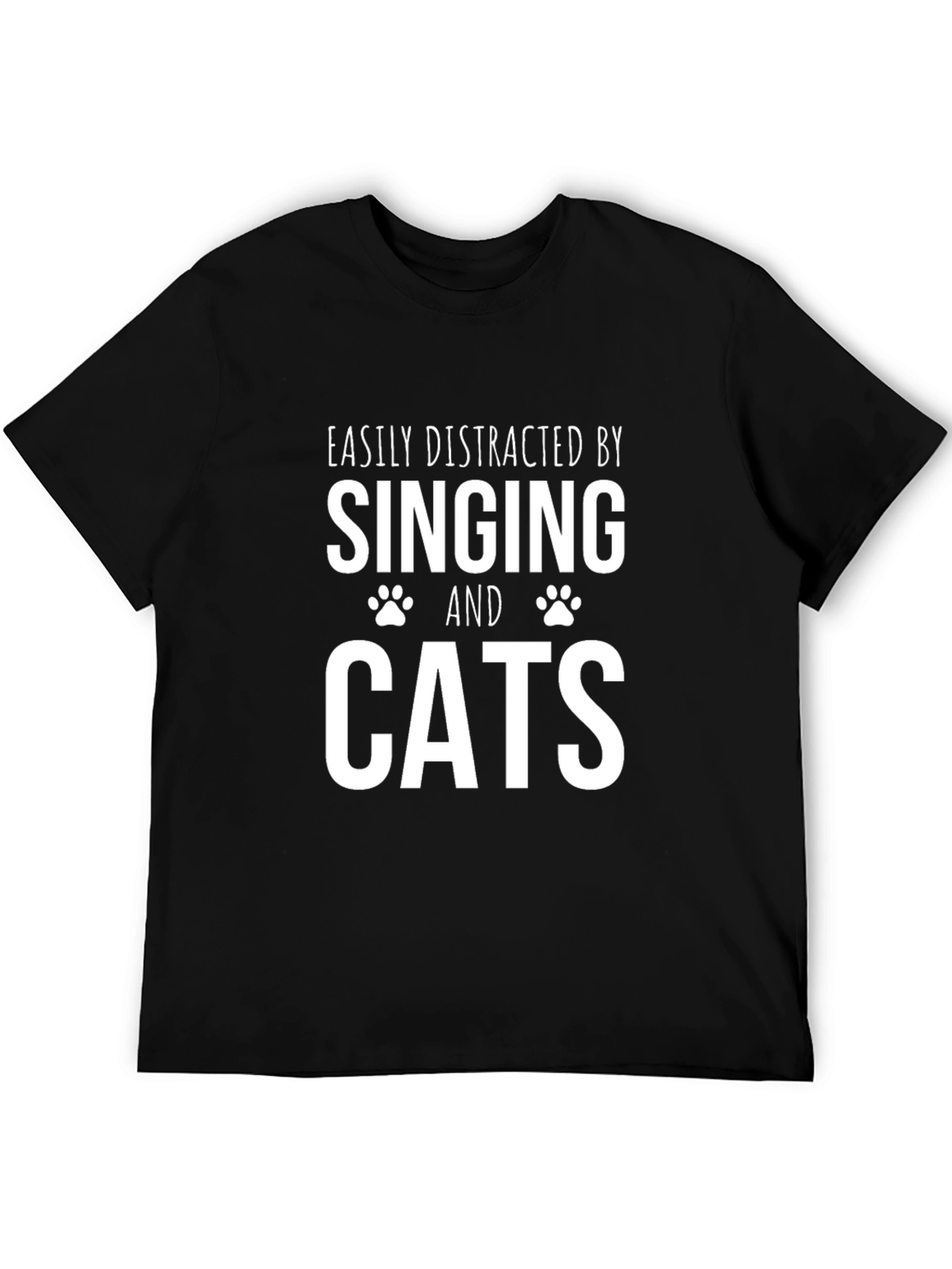 Easily Distracted By Singing Cats T-Shirt