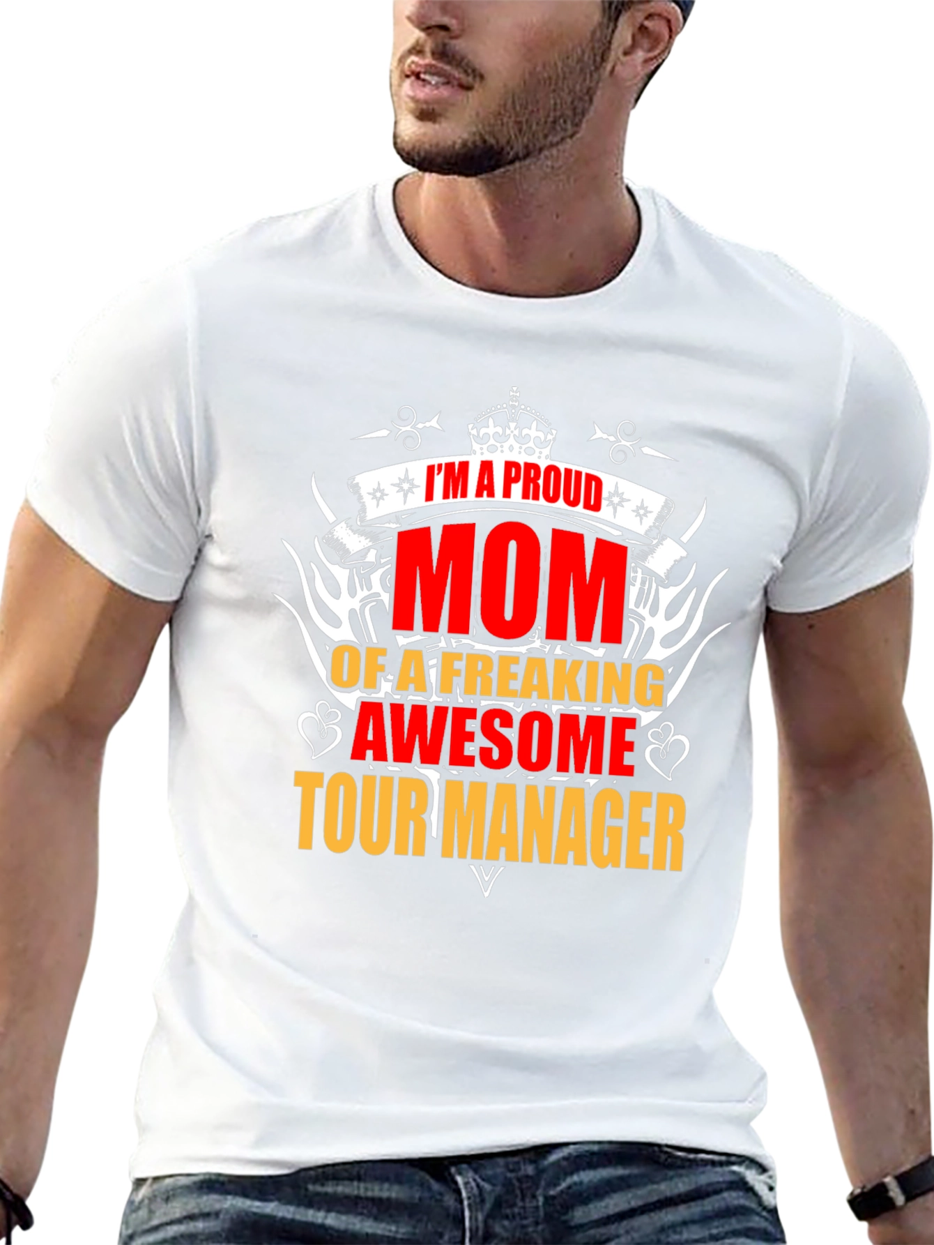 Proud Mom of a Tour Manager Graphic T-Shirt