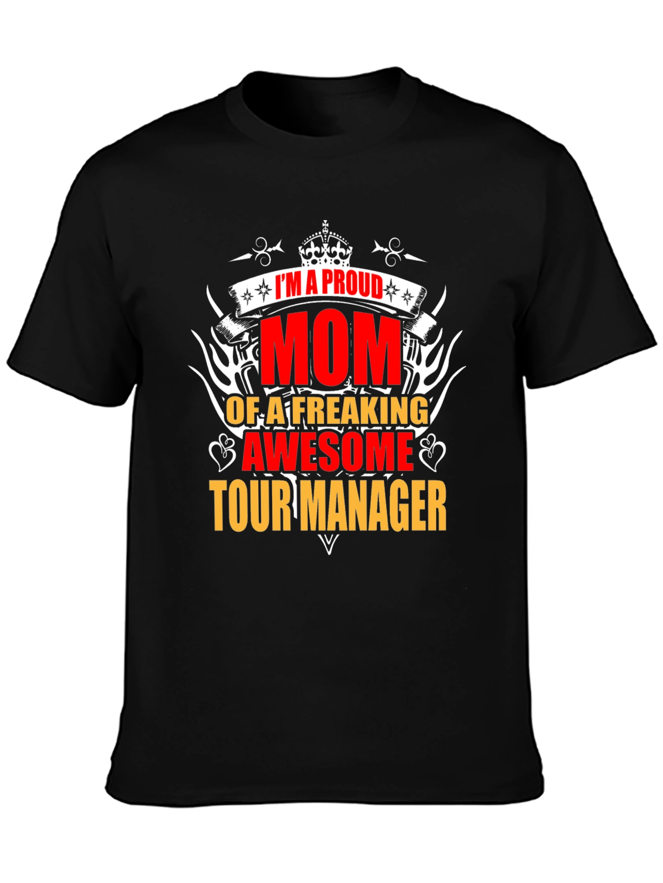 Proud Mom of a Tour Manager Graphic T-Shirt