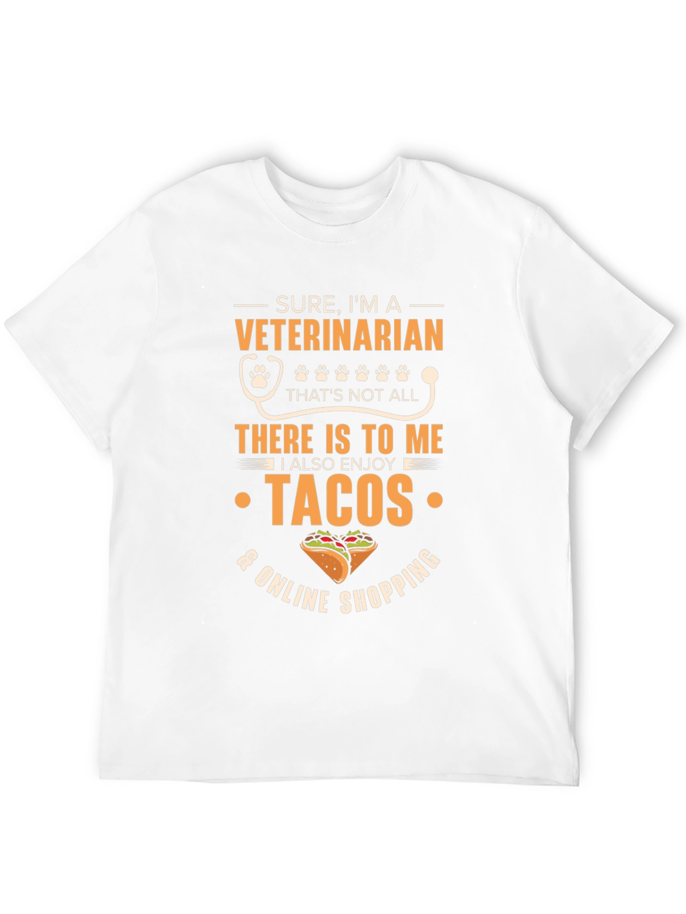 Veterinarian Tacos & Online Shopping T-Shirt