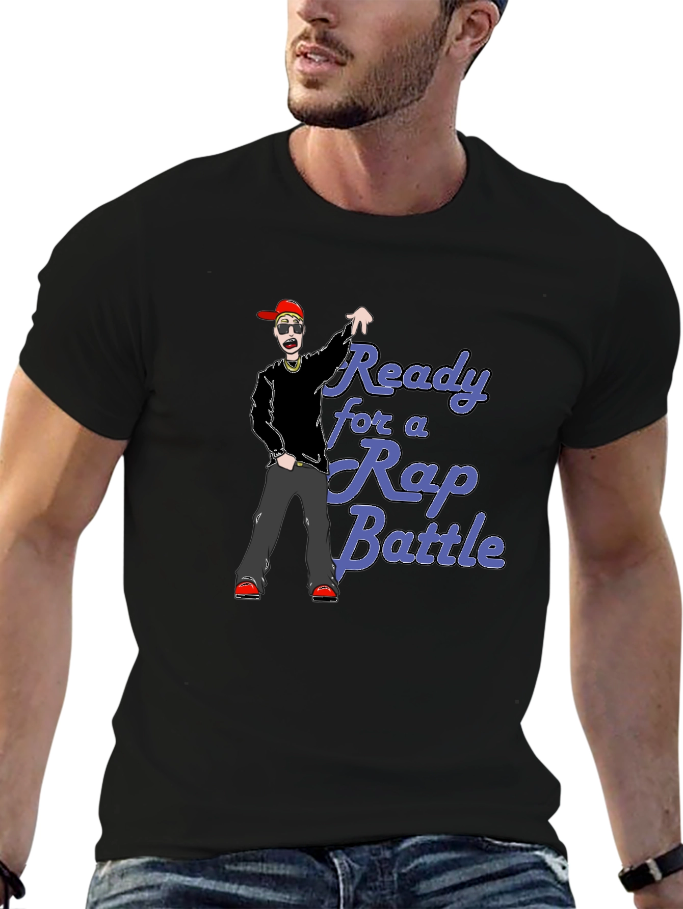Ready for a Rap Battle Graphic T-Shirt