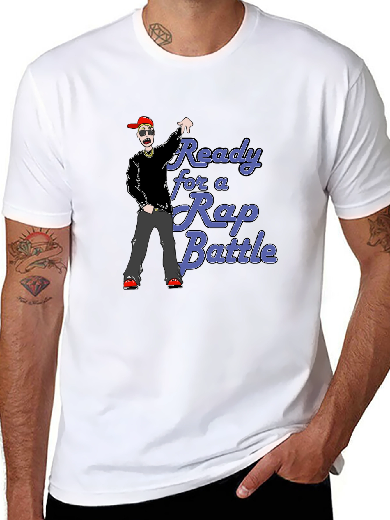 Ready for a Rap Battle Graphic T-Shirt