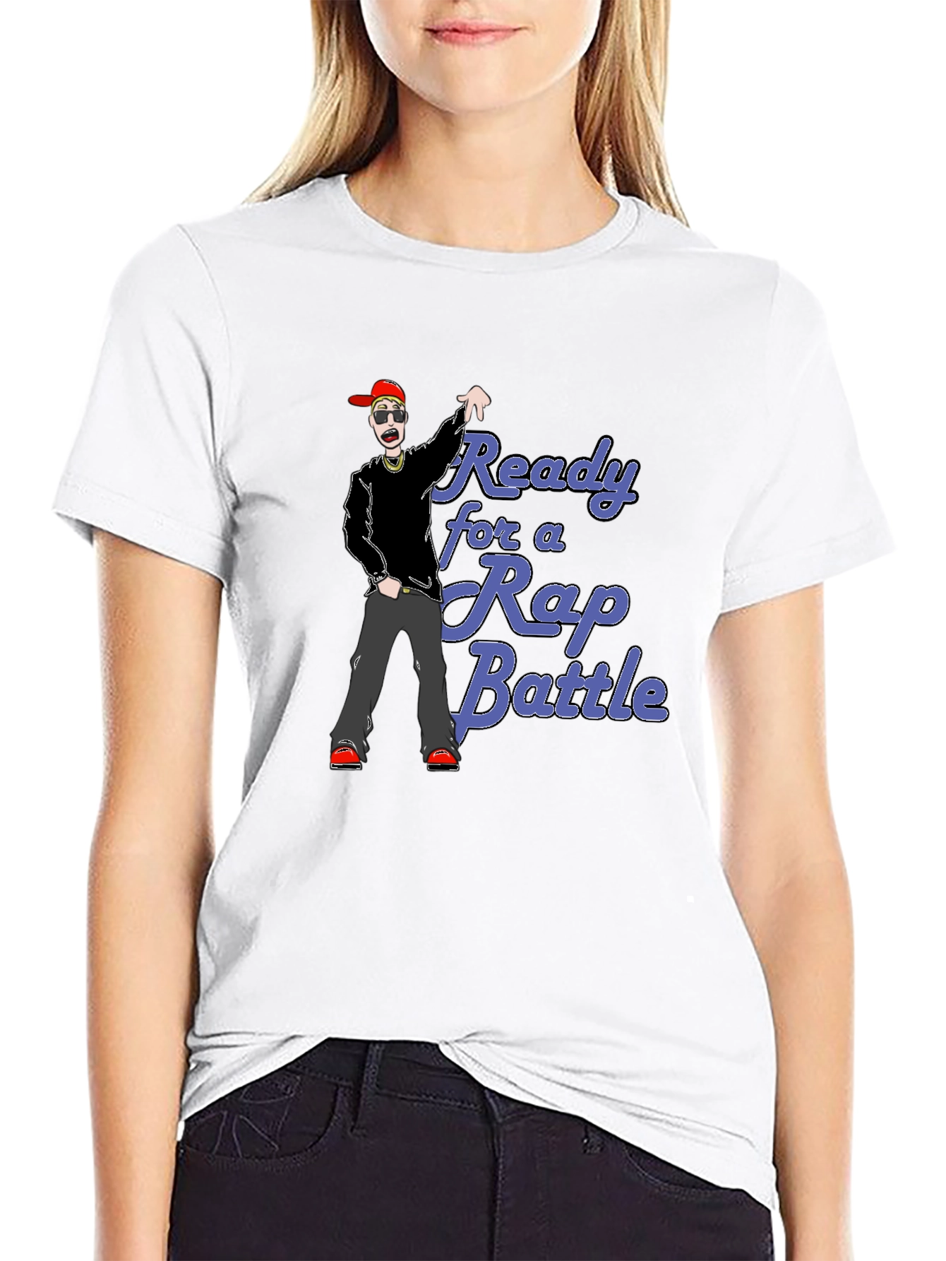 Ready for a Rap Battle Graphic T-Shirt