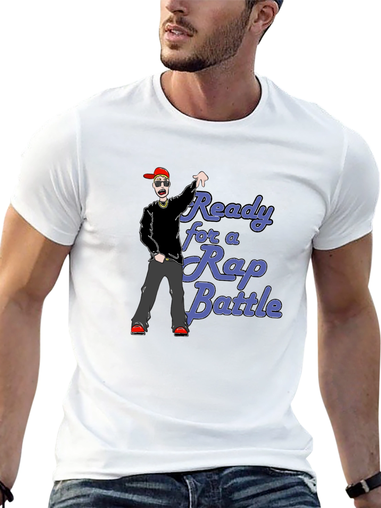 Ready for a Rap Battle Graphic T-Shirt