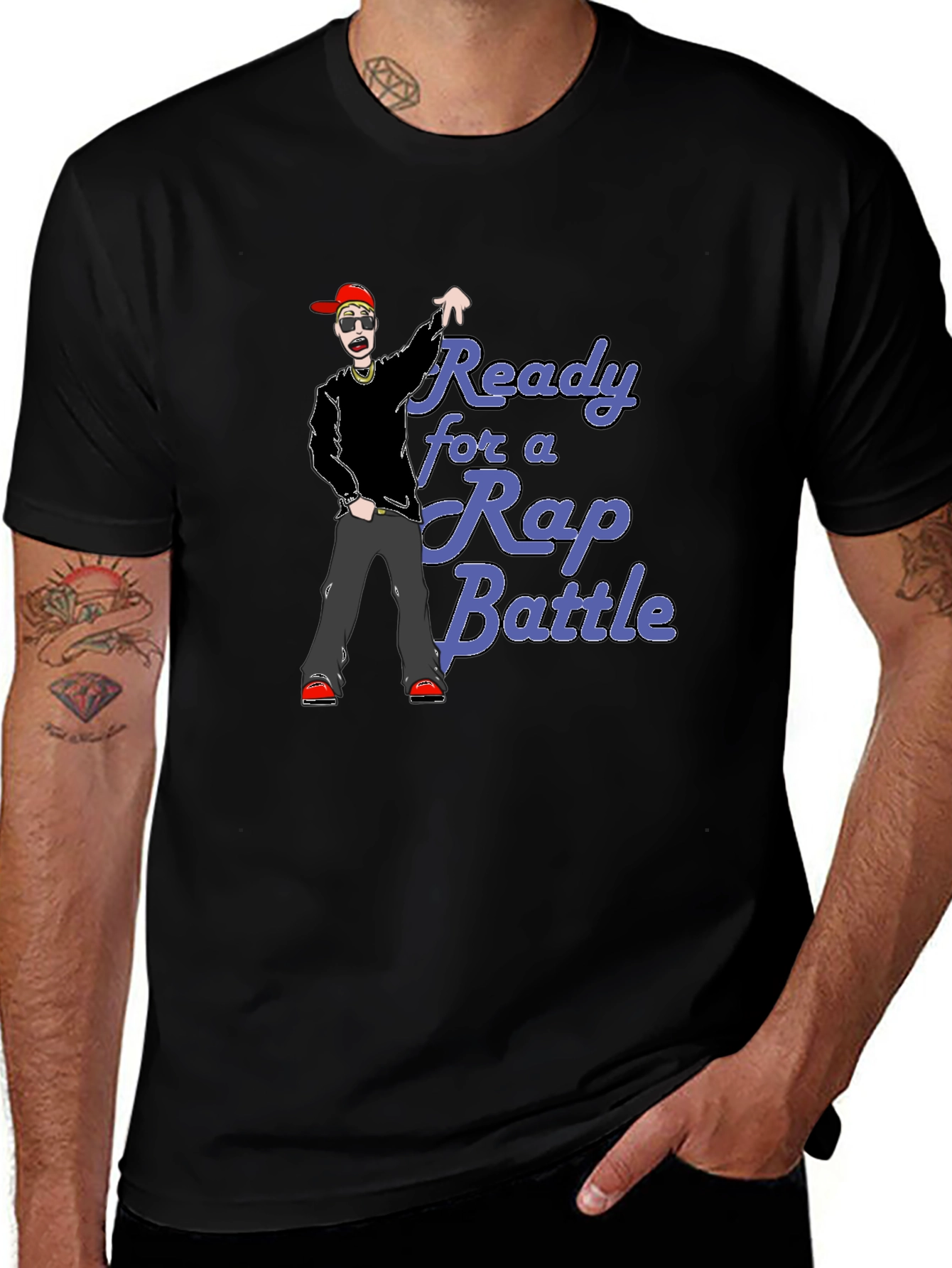 Ready for a Rap Battle Graphic T-Shirt