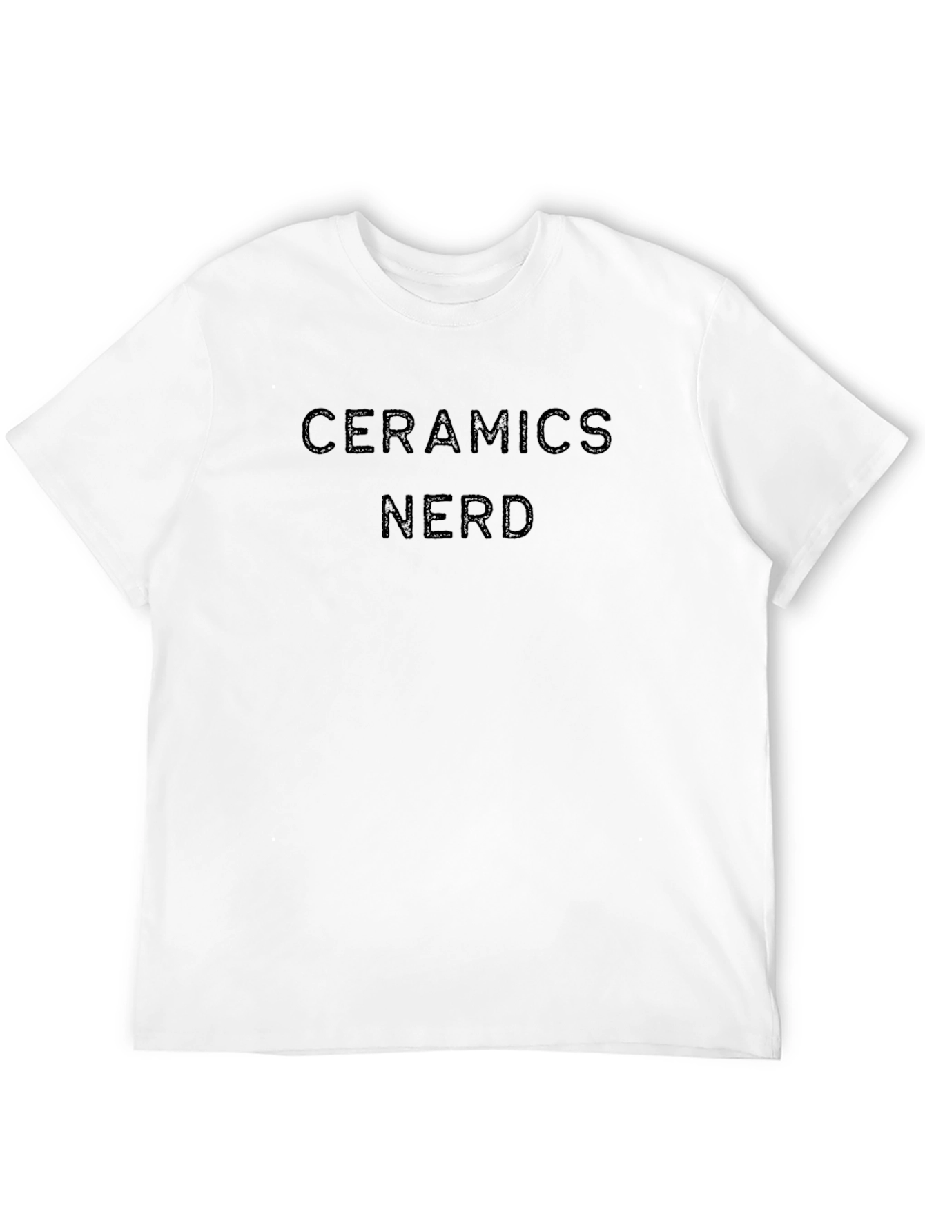 Ceramics Nerd T-Shirt - Black Stylish Geek Tee