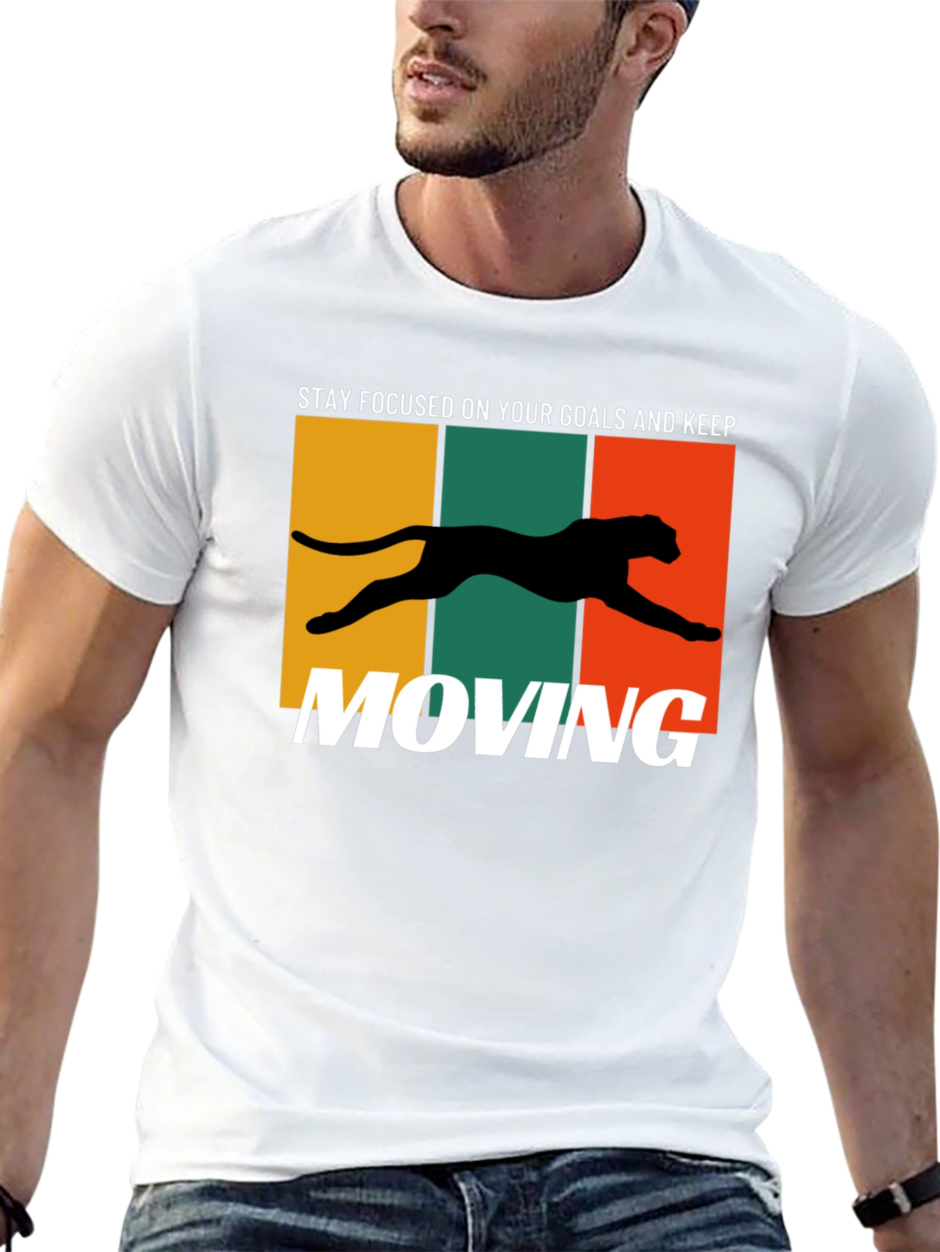 Motivational Panther Graphic Tee