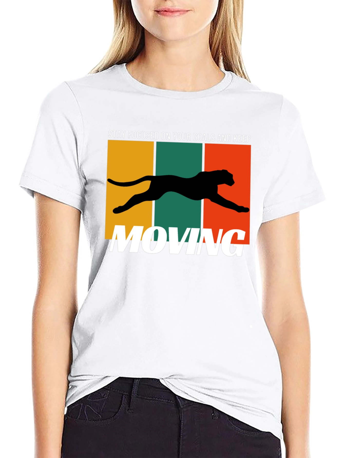 Motivational Panther Graphic Tee