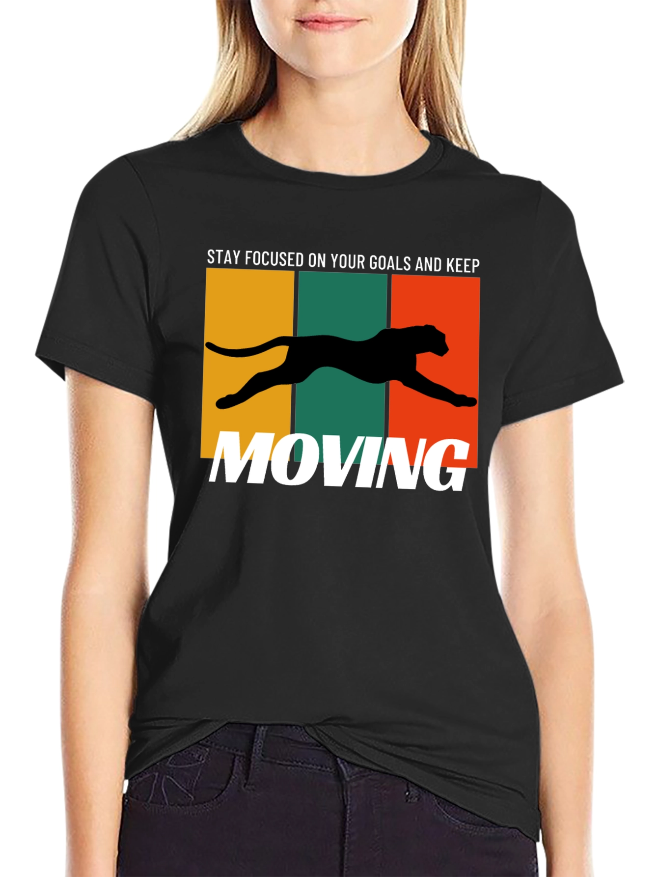 Motivational Panther Graphic Tee