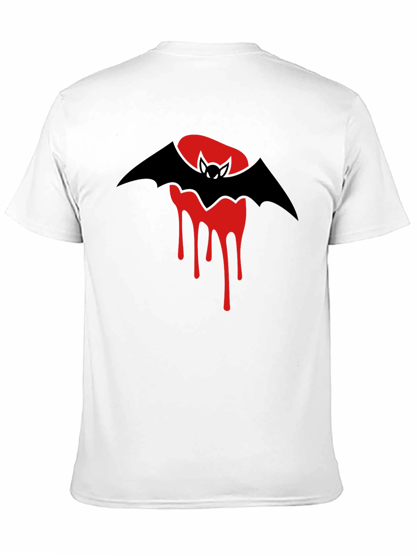 Bat & Blood Moon Graphic T-Shirt