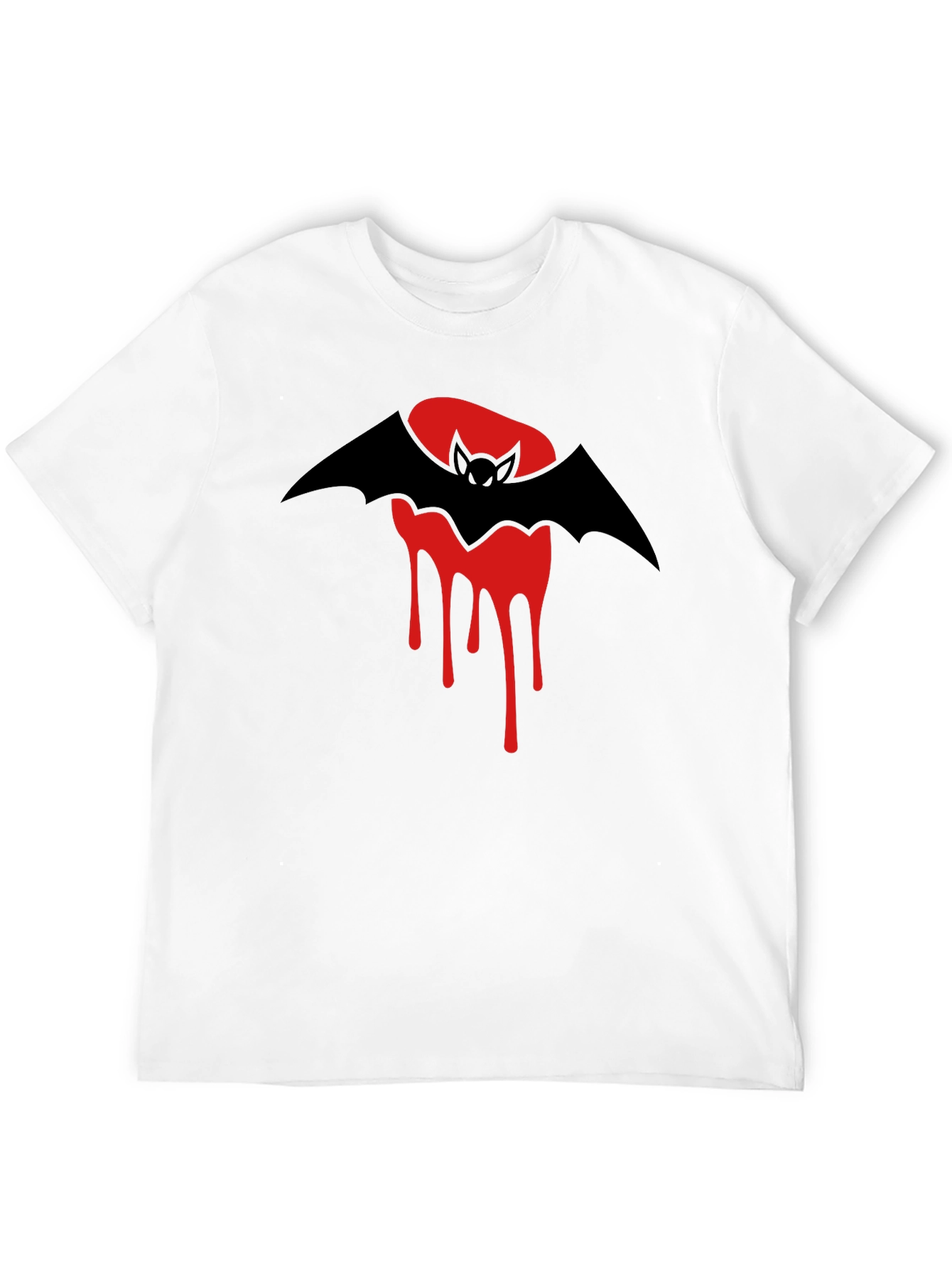 Bat & Blood Moon Graphic T-Shirt