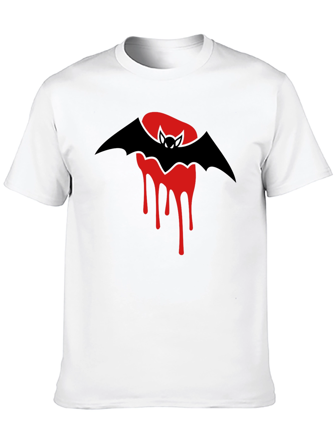 Bat & Blood Moon Graphic T-Shirt