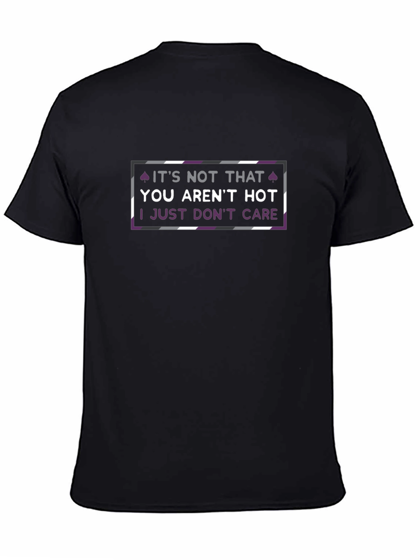 Asexual Pride T-Shirt: I Just Dont Care