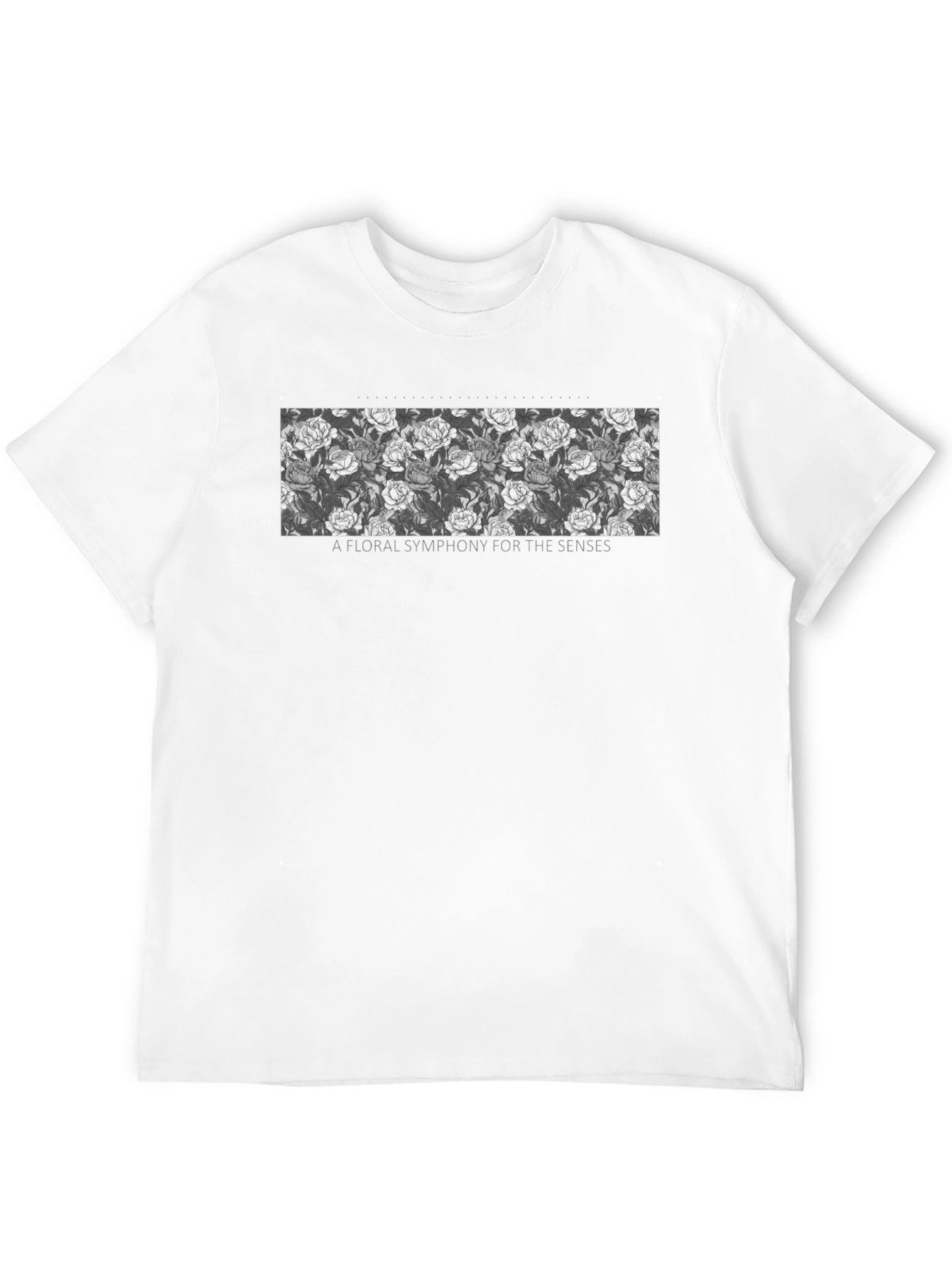 Floral Symphony Tee - Stylish Graphic Print