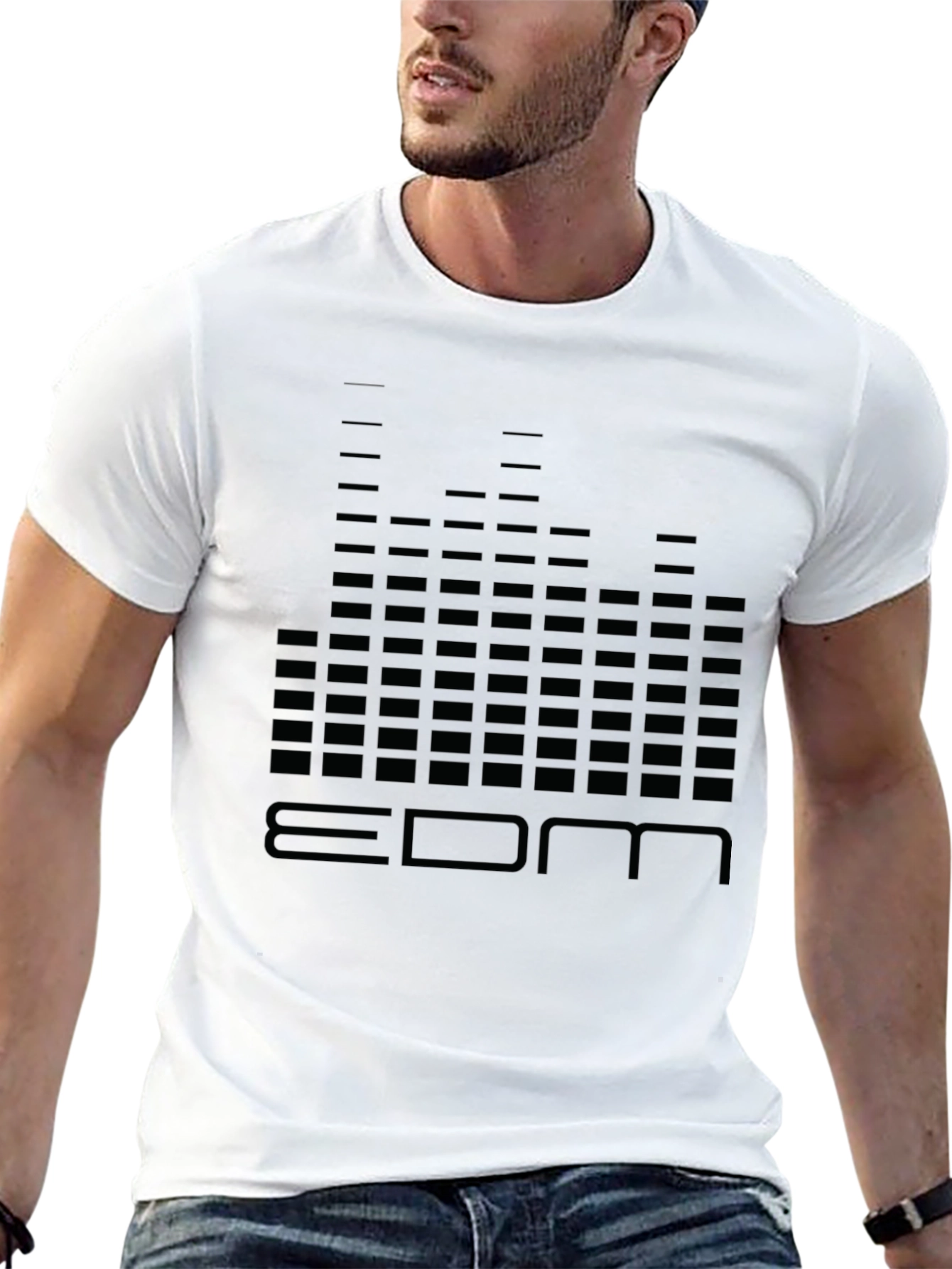 EDM Graphic Tee - Black DJ Music Shirt