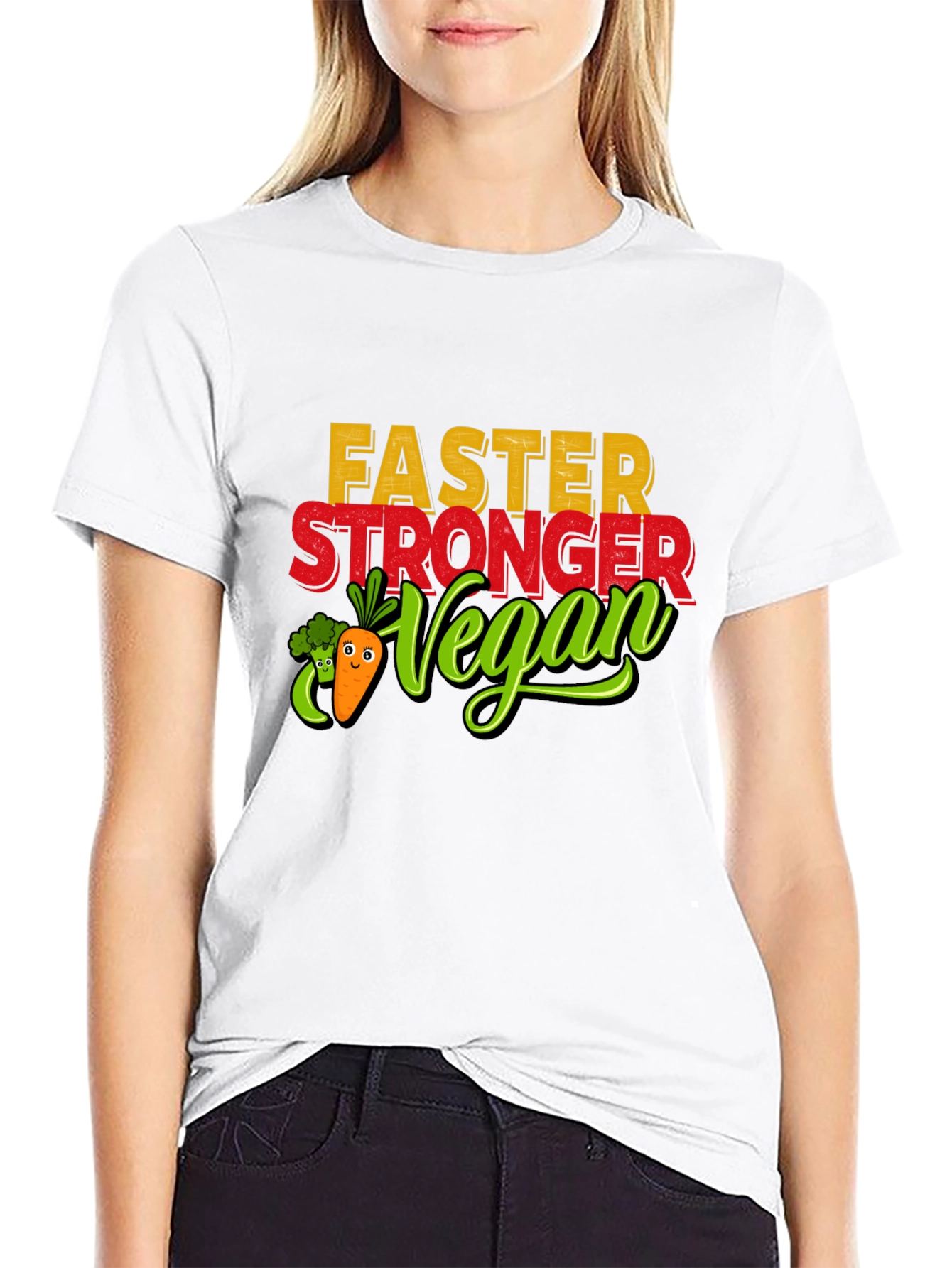 Faster Stronger Vegan T-Shirt