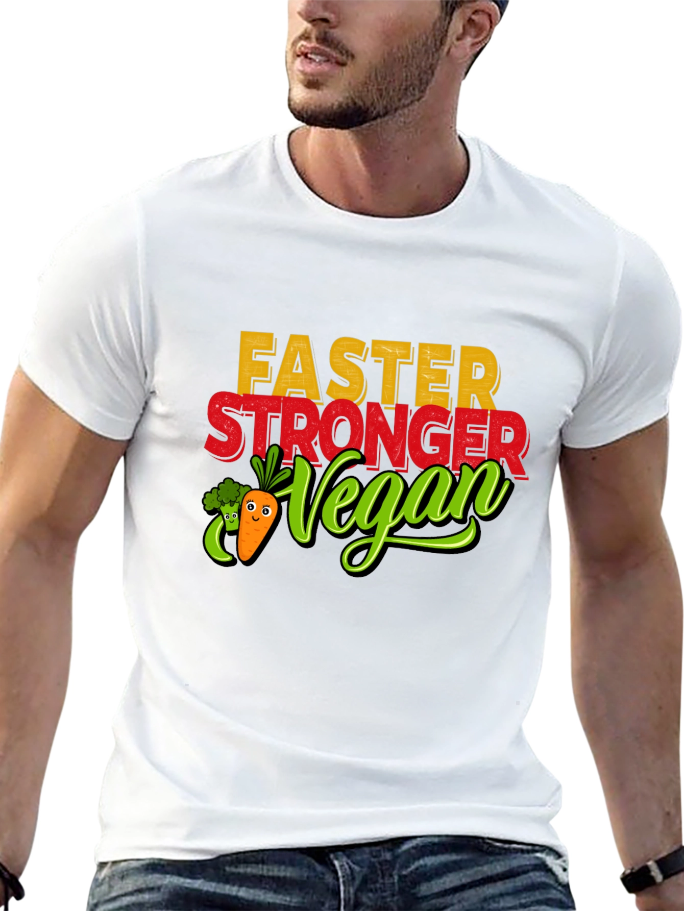 Faster Stronger Vegan T-Shirt