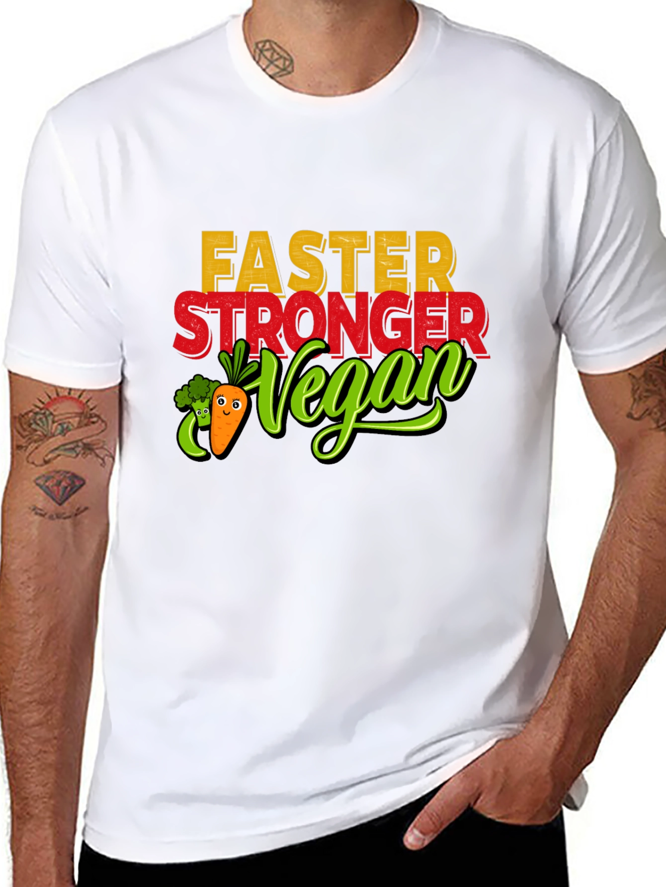 Faster Stronger Vegan T-Shirt