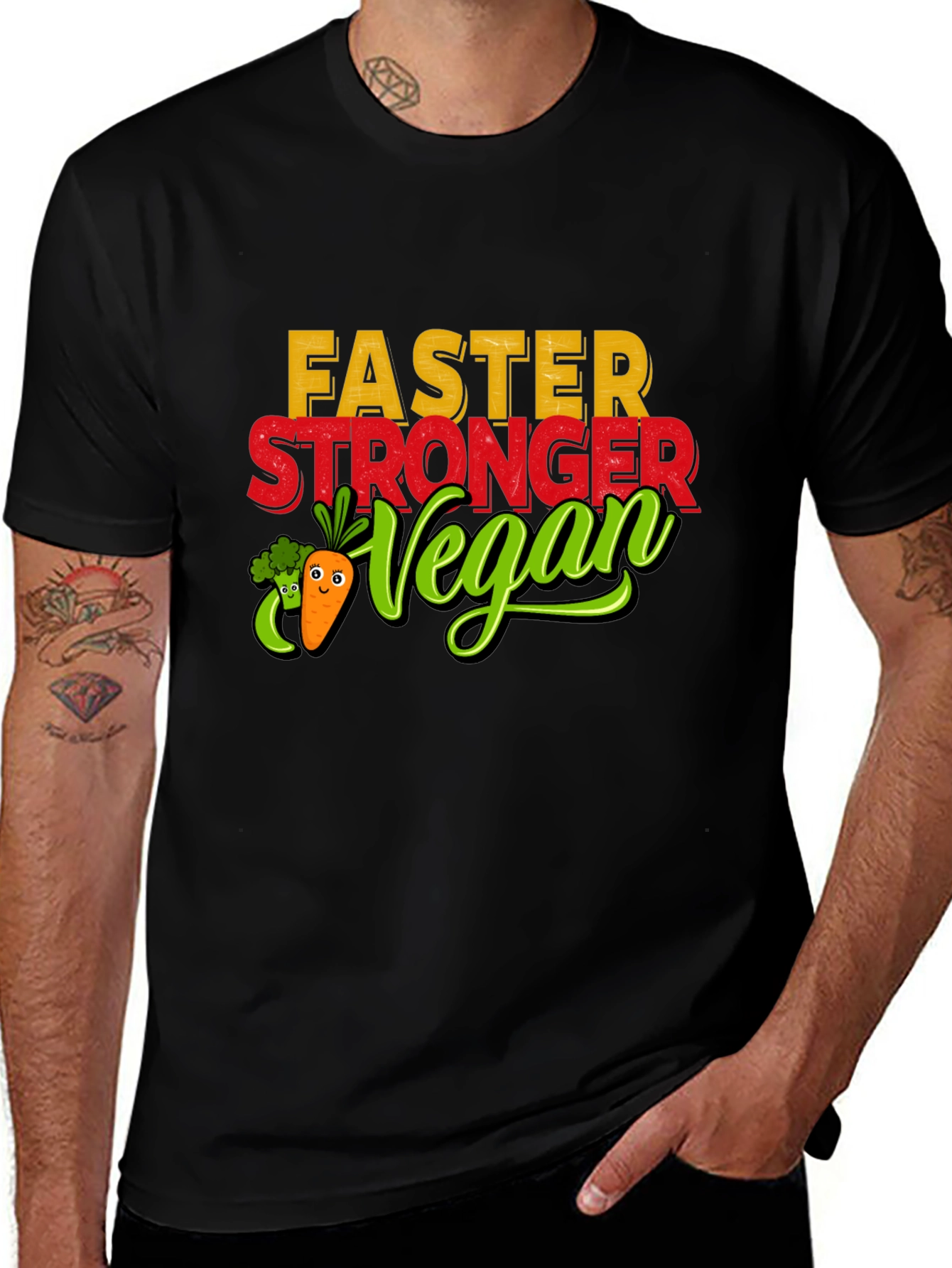 Faster Stronger Vegan T-Shirt