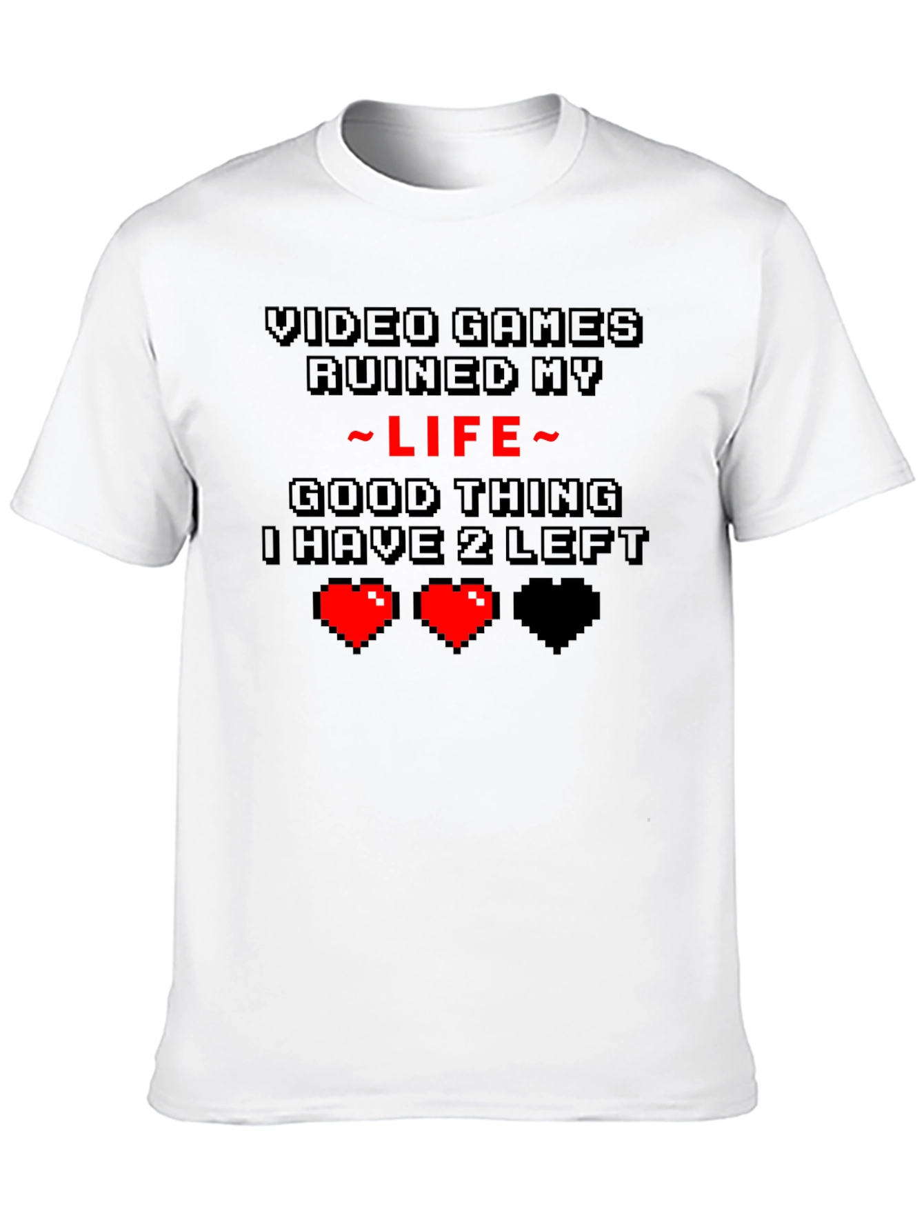 Gamer Ruined Life T-Shirt - Funny Video Game Tee