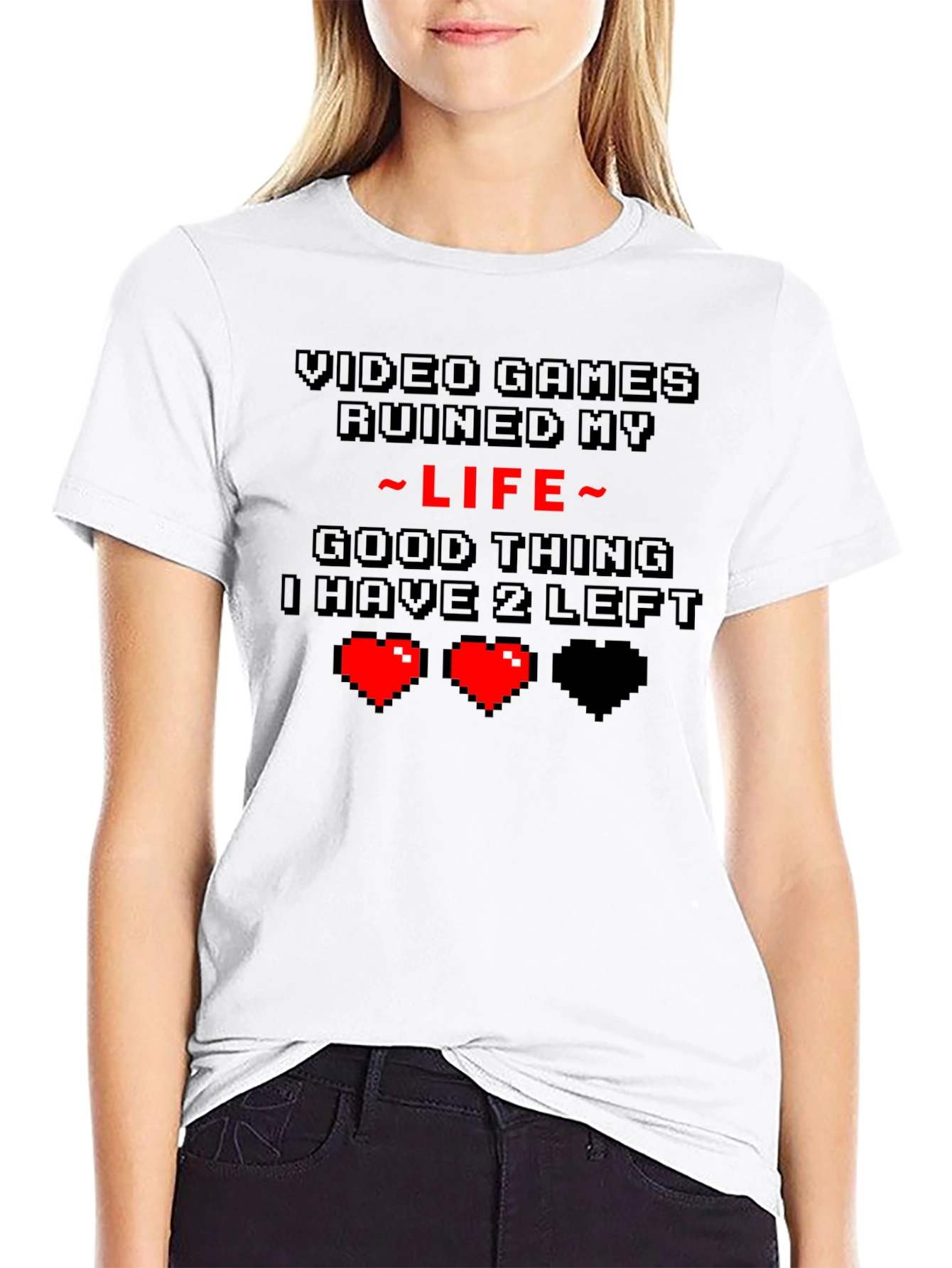 Gamer Ruined Life T-Shirt - Funny Video Game Tee