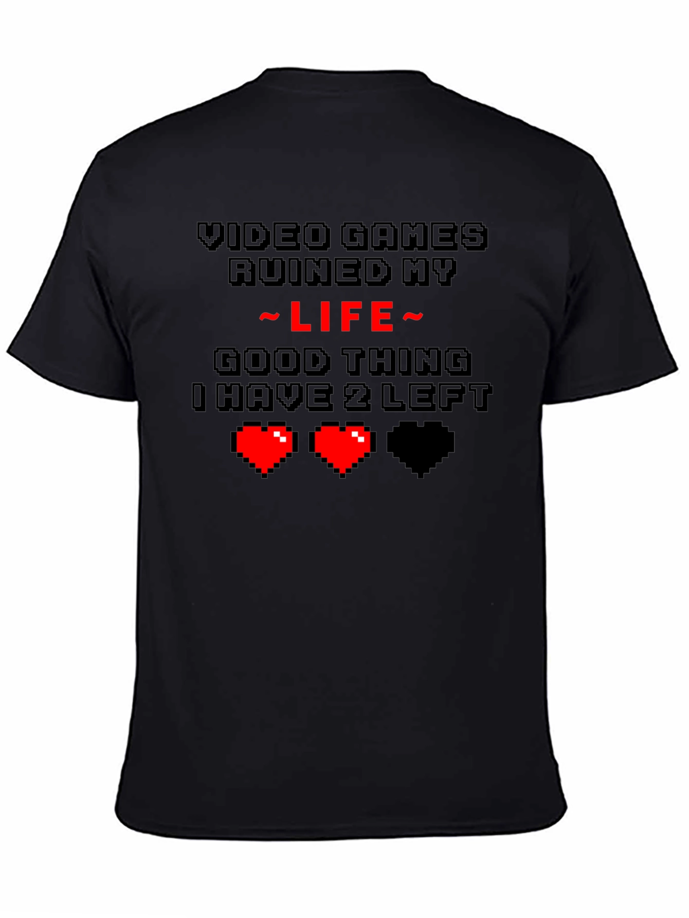 Gamer Ruined Life T-Shirt - Funny Video Game Tee