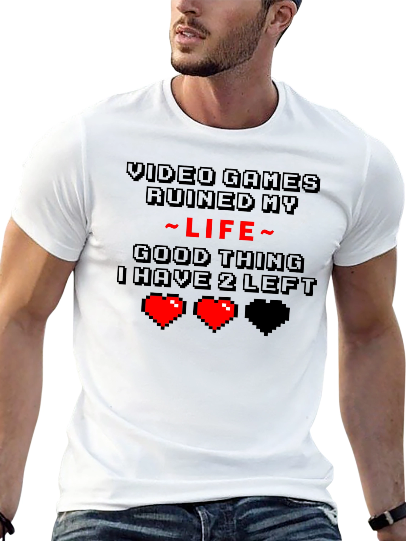 Gamer Ruined Life T-Shirt - Funny Video Game Tee