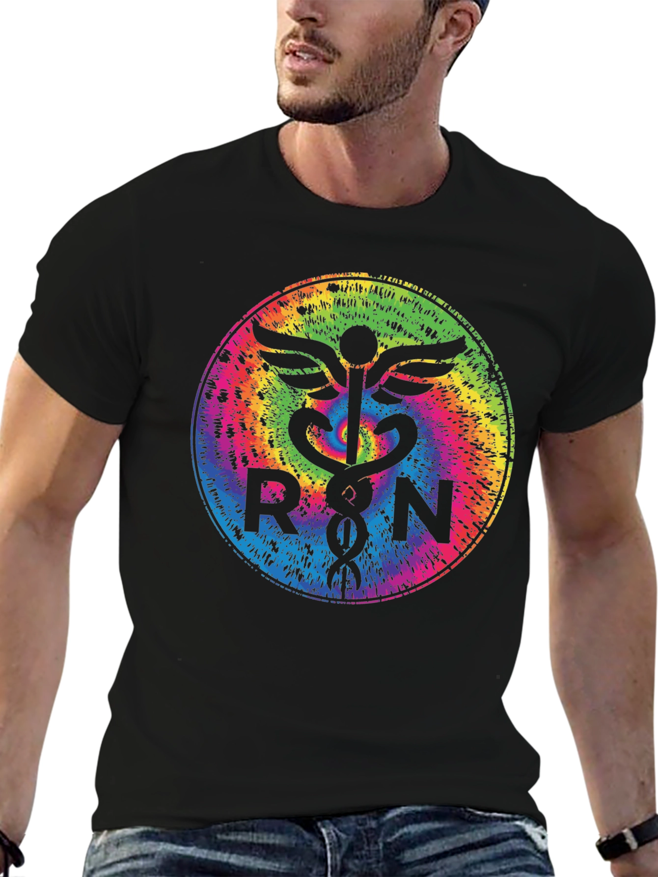 RN Tie-Dye Graphic T-Shirt