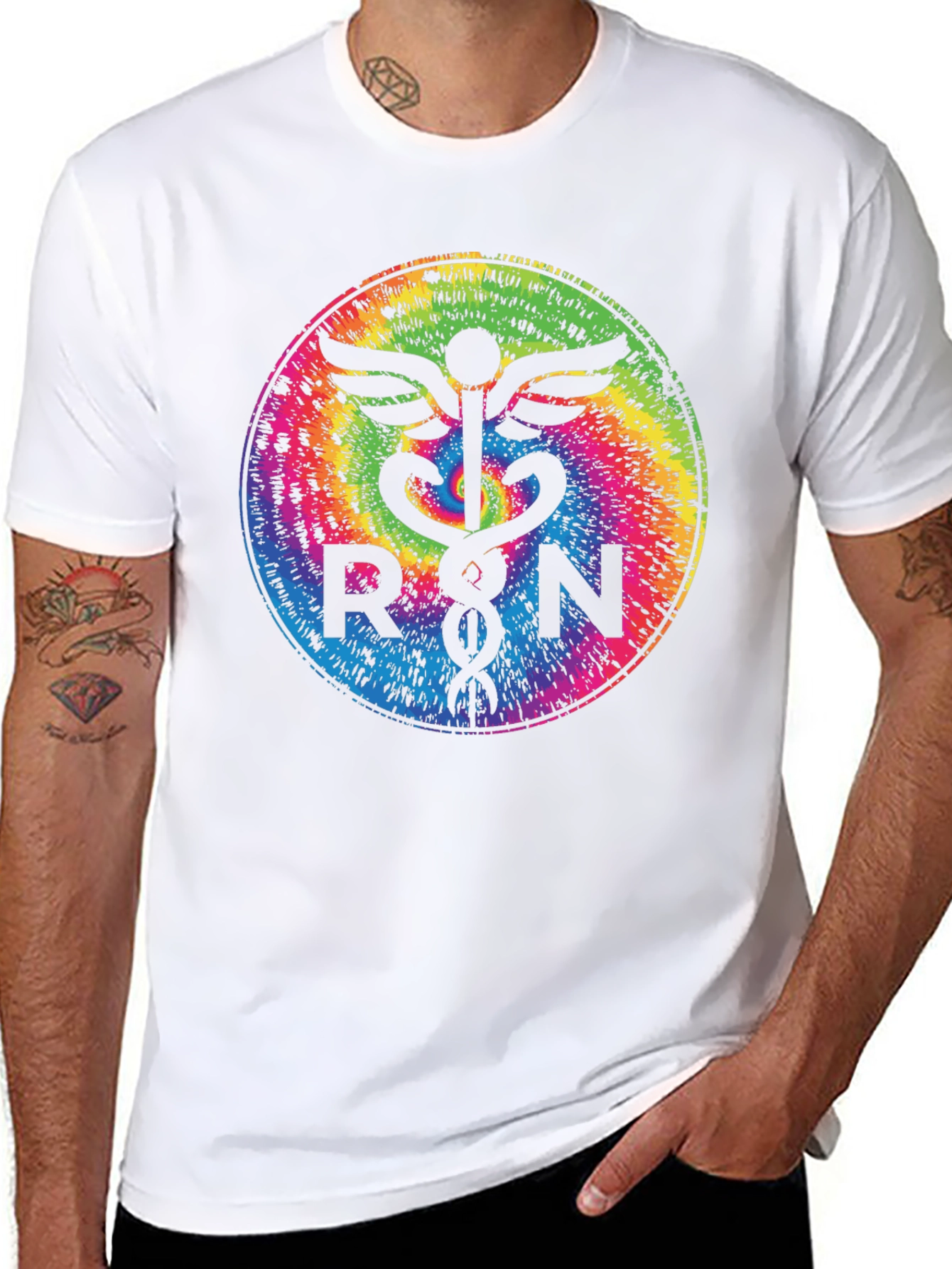 RN Tie-Dye Graphic T-Shirt