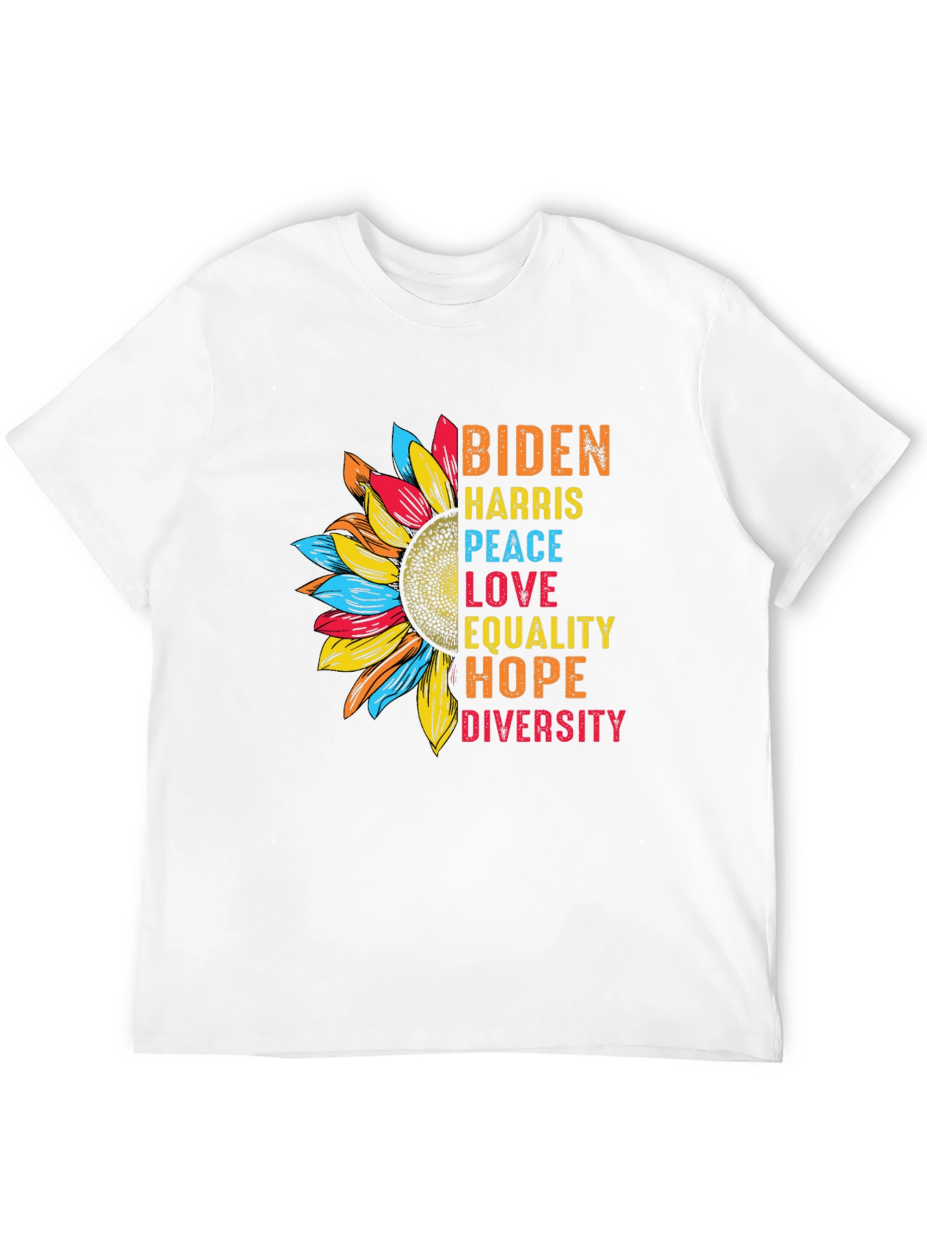 Biden Harris Sunflower Graphic Tee