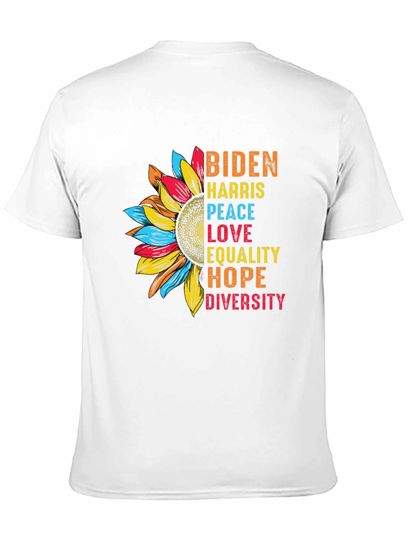 Biden Harris Sunflower Graphic Tee