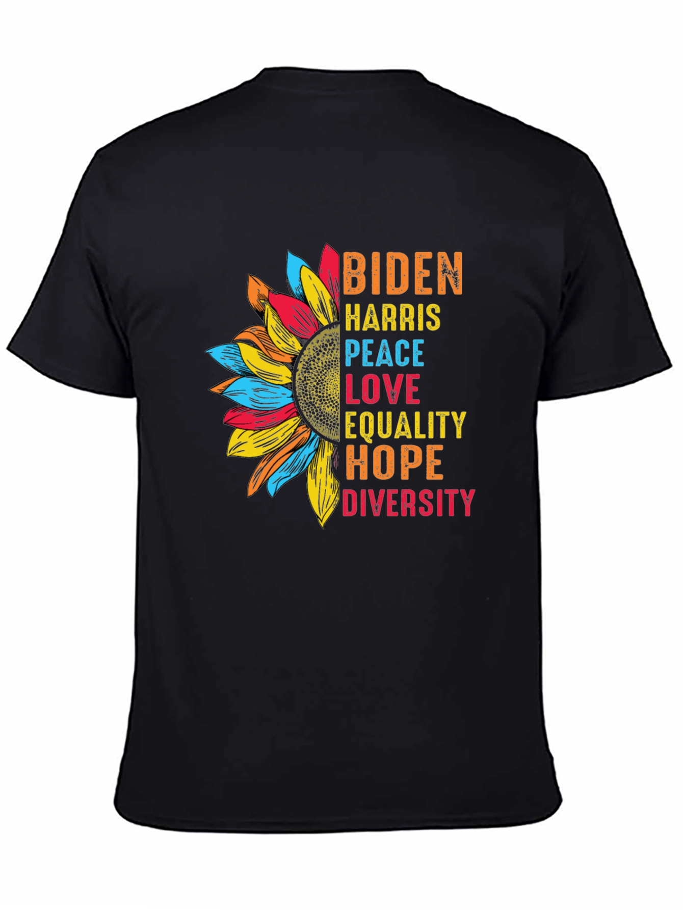 Biden Harris Sunflower Graphic Tee