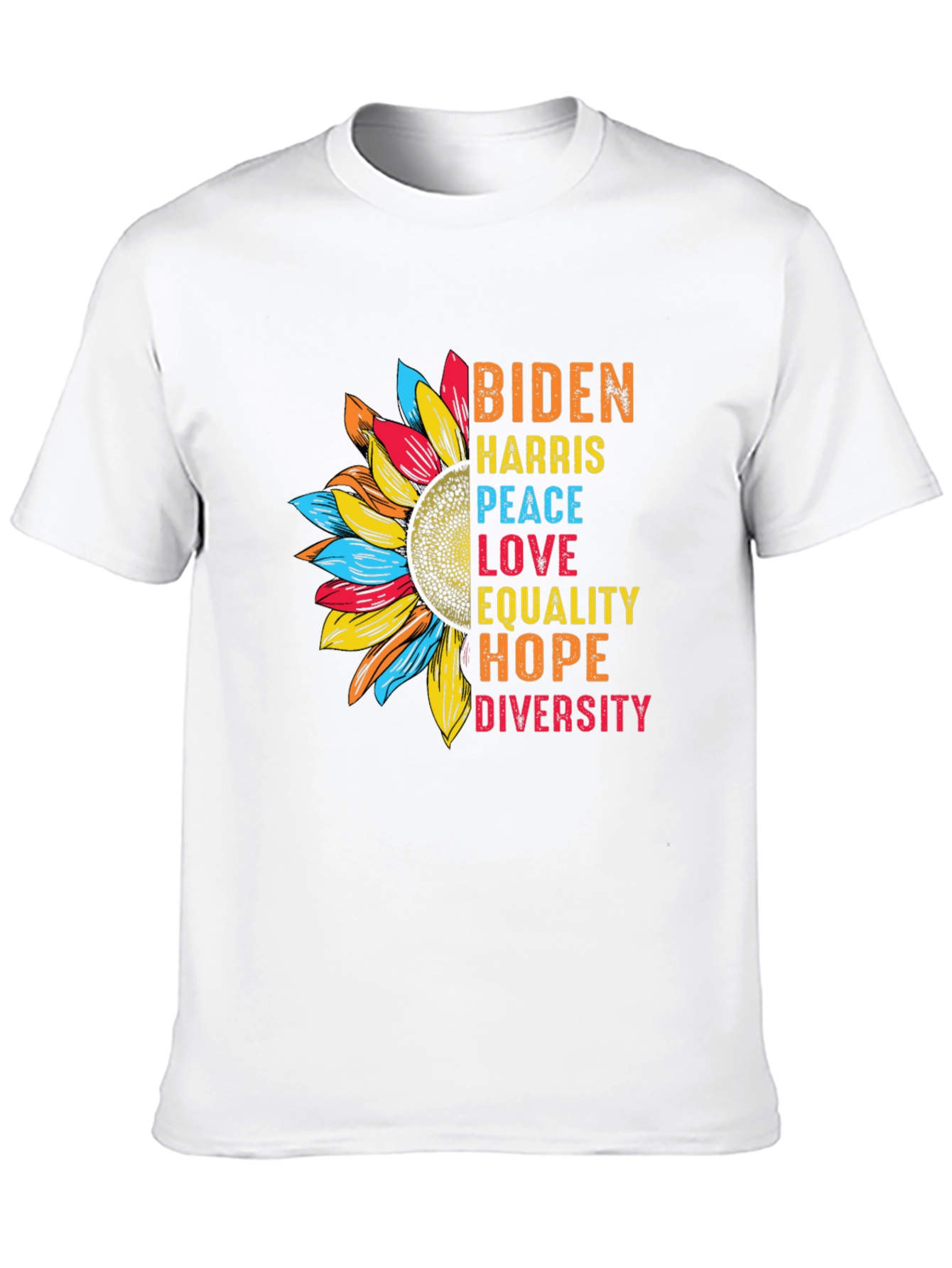 Biden Harris Sunflower Graphic Tee