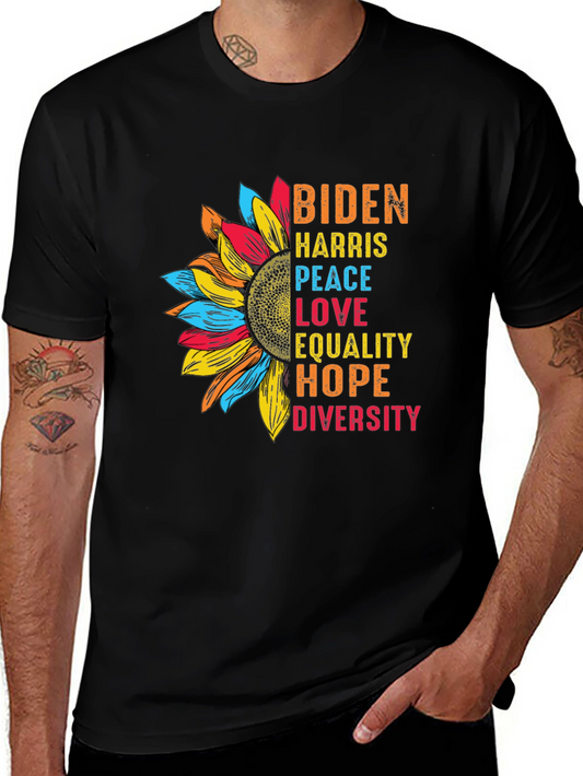Biden Harris Sunflower Graphic Tee