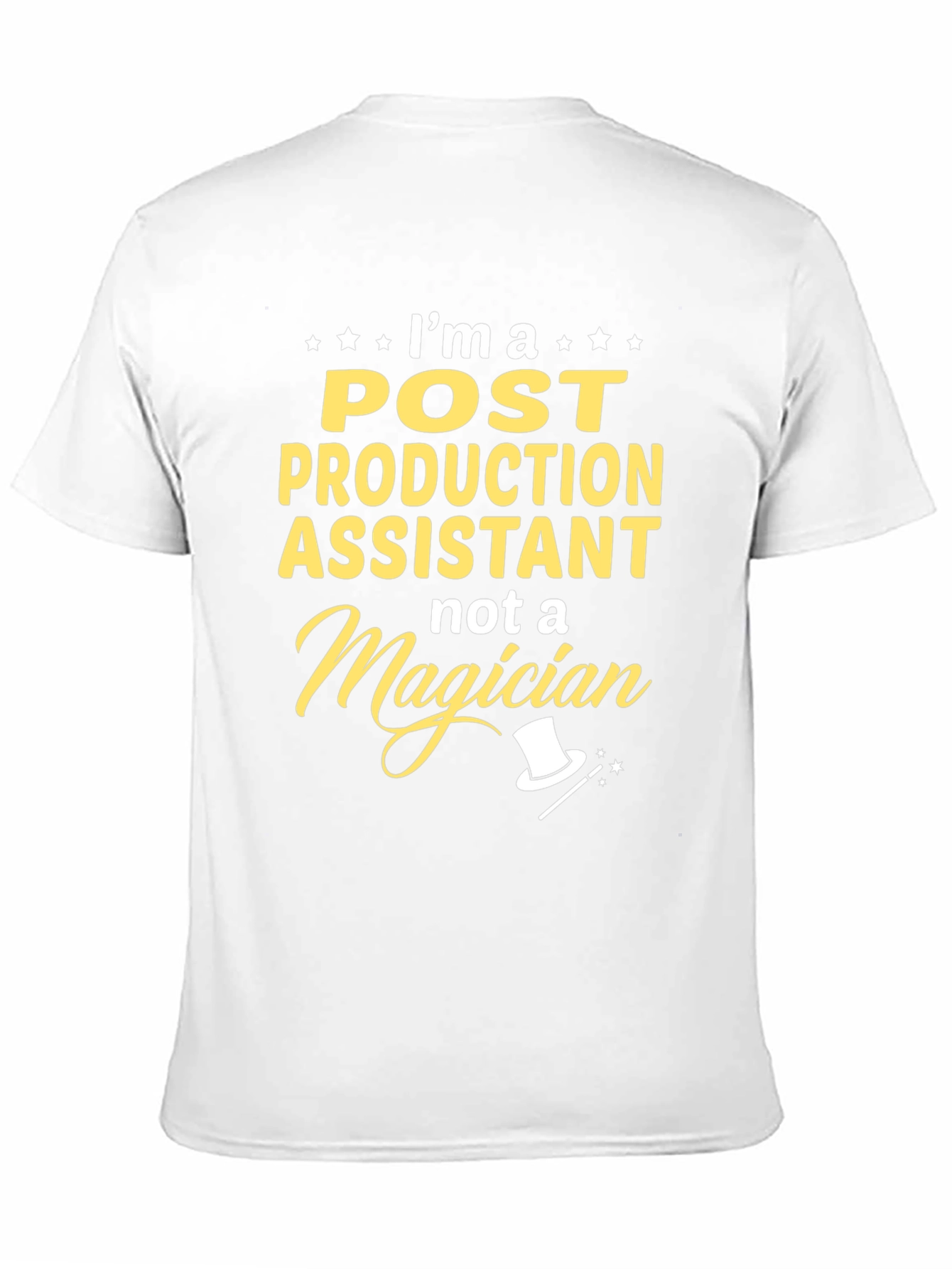 Post Production Assistant T-Shirt - Magician Funny Tee
