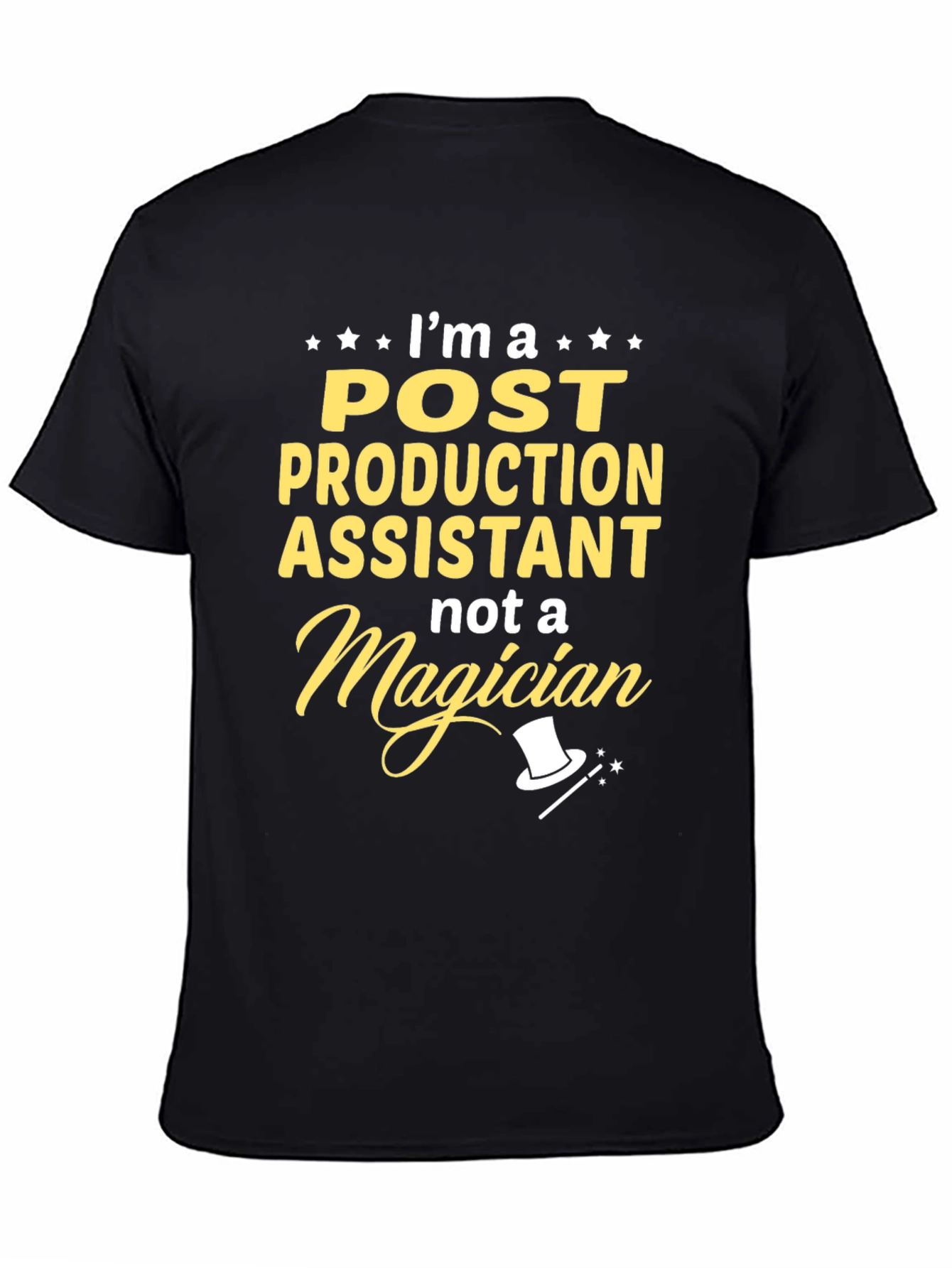 Post Production Assistant T-Shirt - Magician Funny Tee