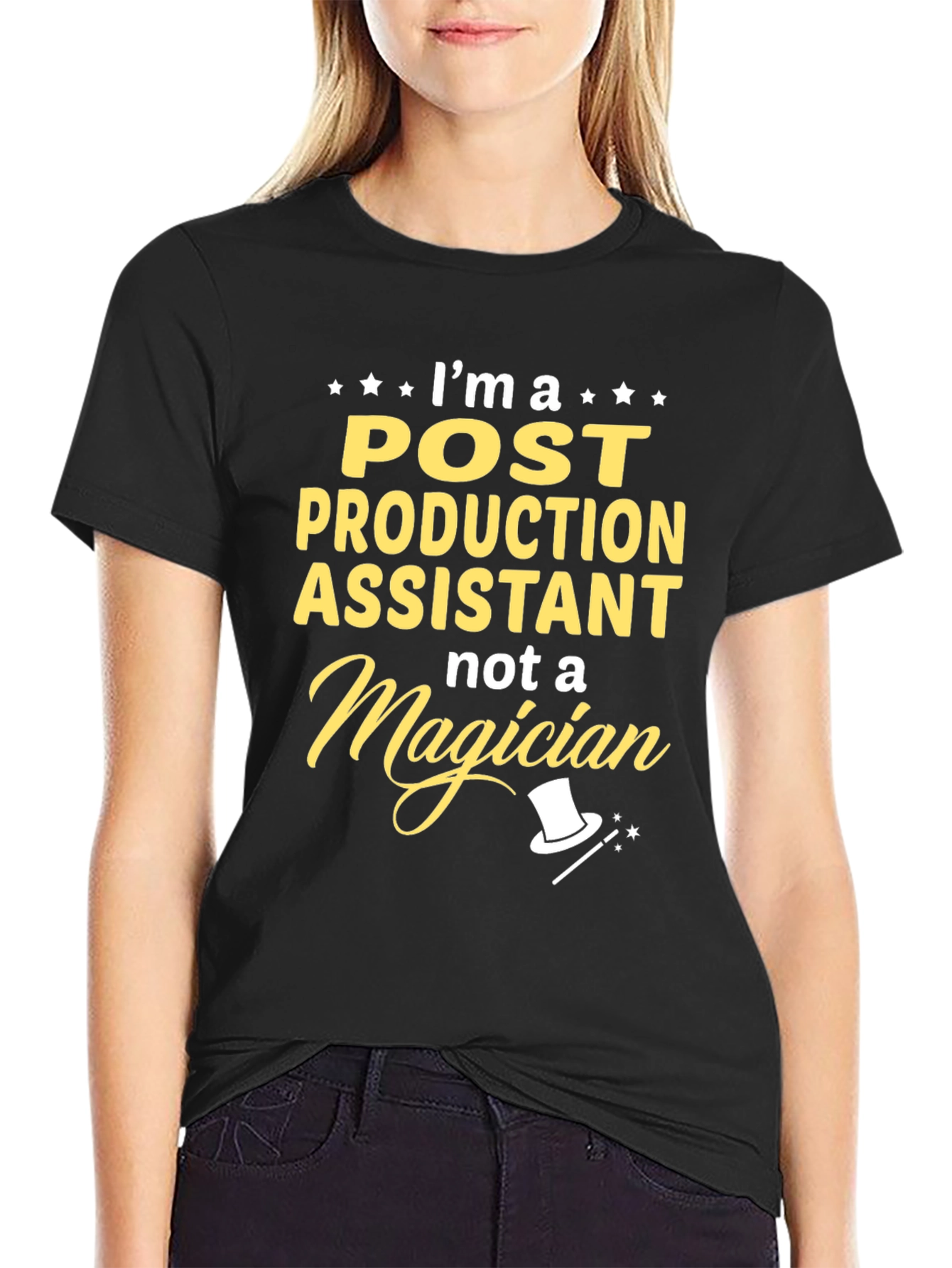 Post Production Assistant T-Shirt - Magician Funny Tee
