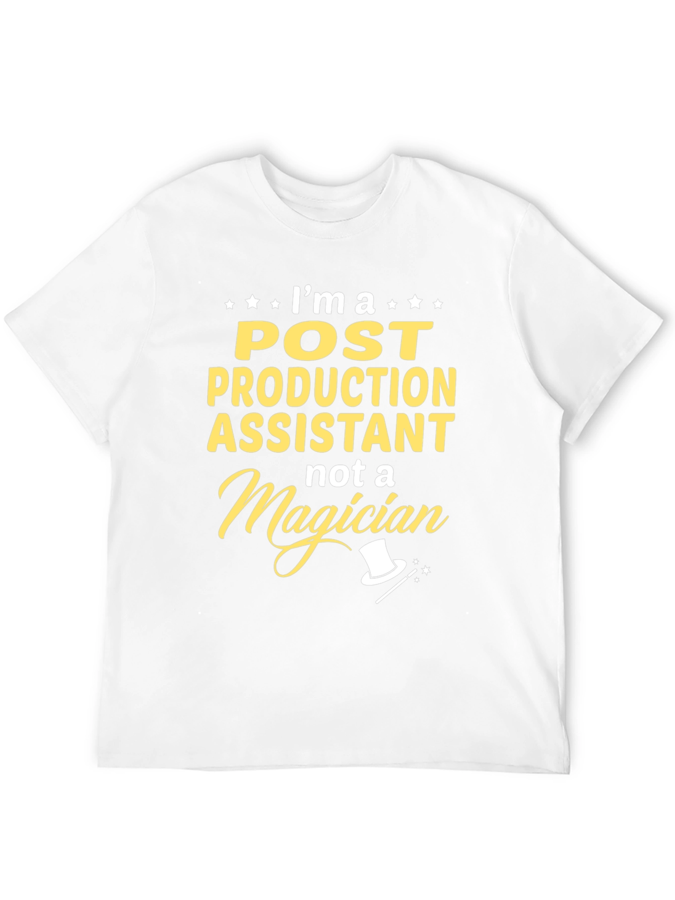 Post Production Assistant T-Shirt - Magician Funny Tee