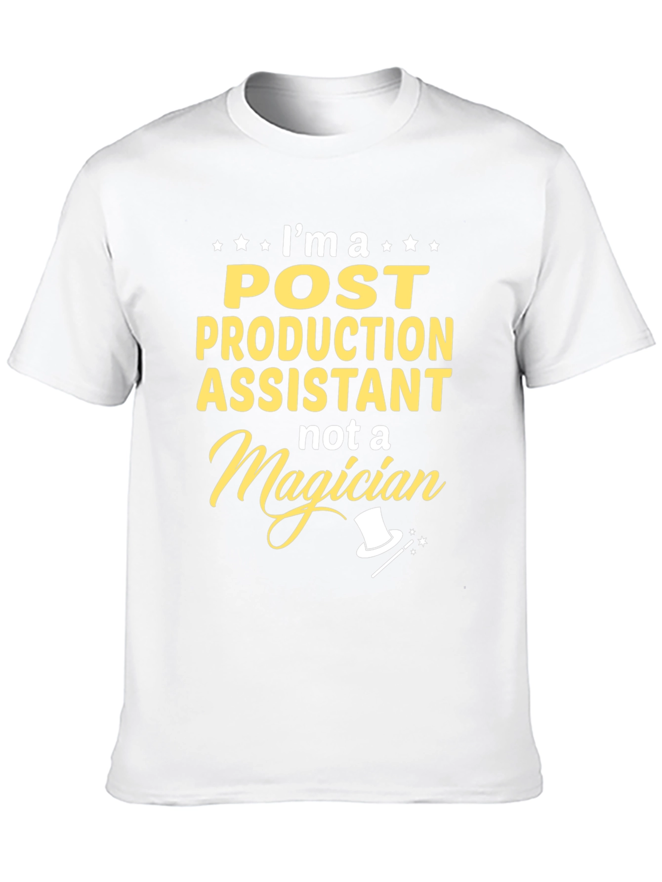 Post Production Assistant T-Shirt - Magician Funny Tee